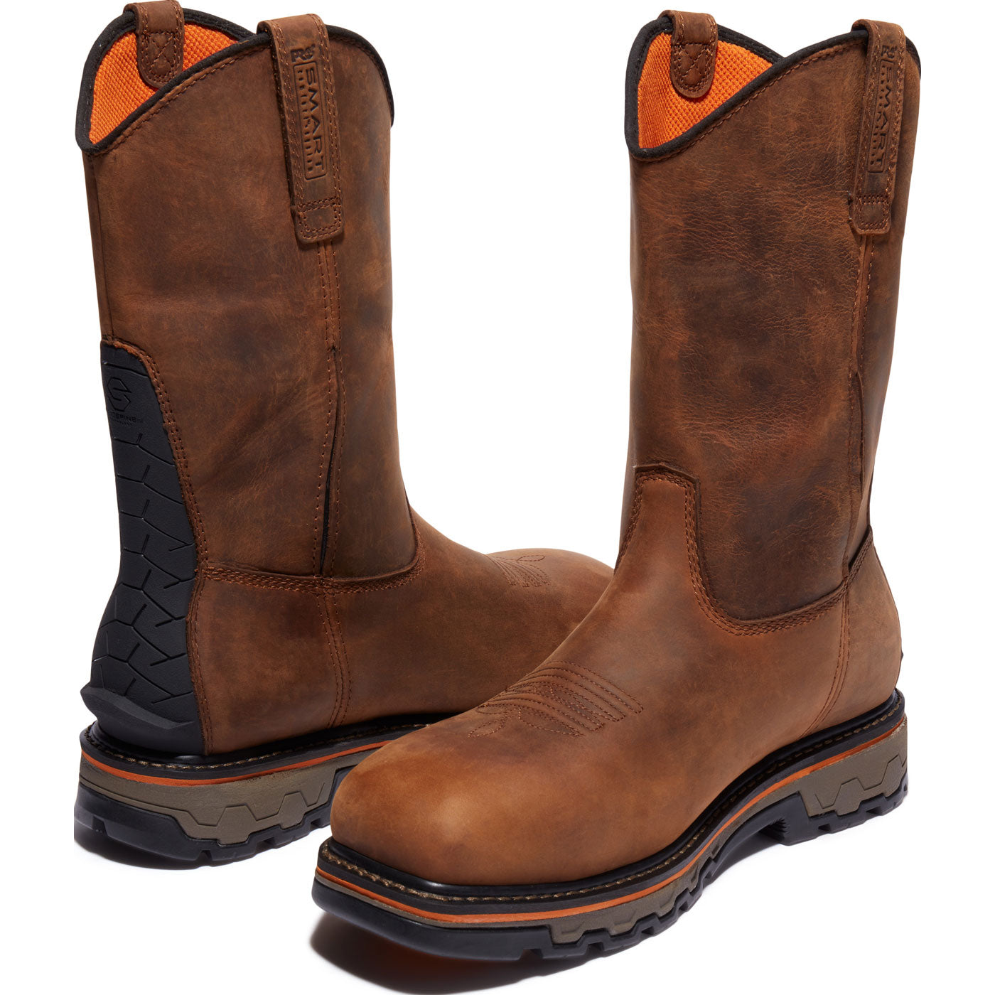 Timberland PRO True Grit Men's 10-inch Composite Toe Electrical Hazard Pull-On Boot - back