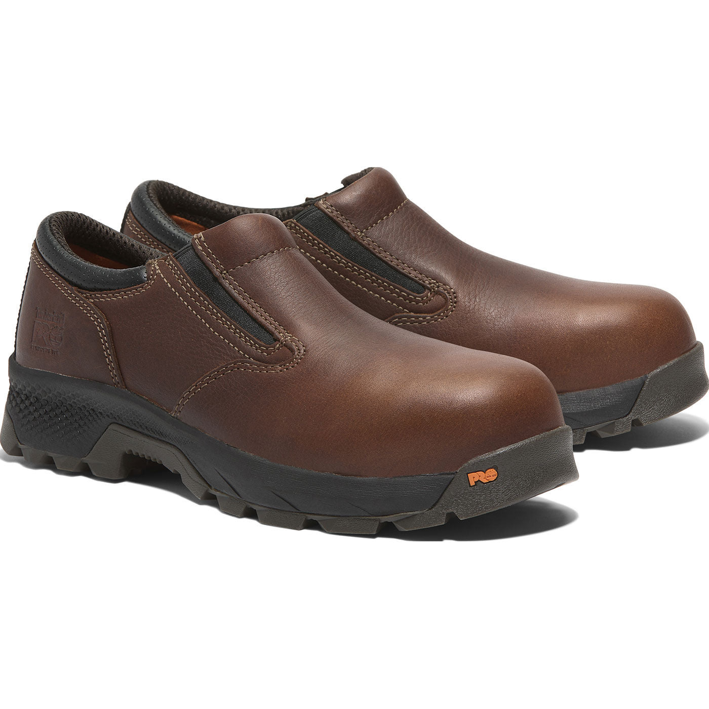 Timberland PRO TiTAN EV Men's Composite Toe Leather Slip-On Work Shoe - front