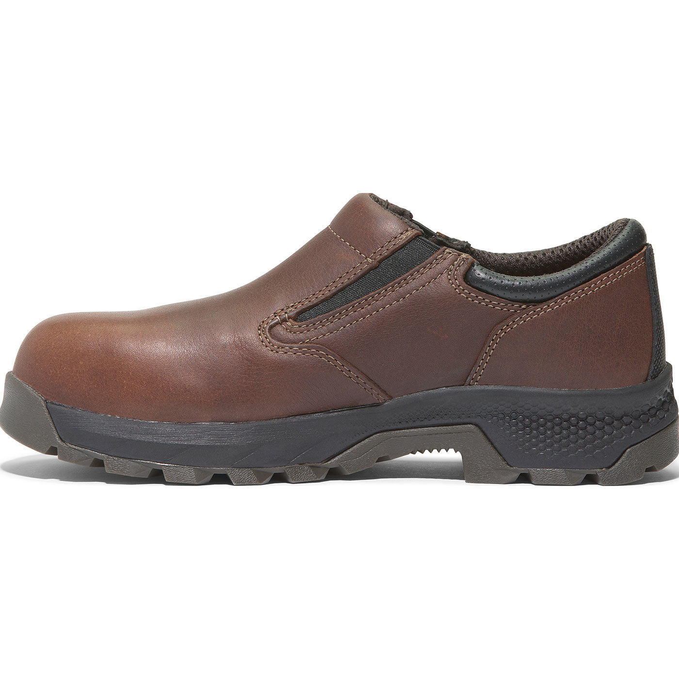 Timberland PRO TiTAN EV Men's Composite Toe Leather Slip-On Work Shoe - profile