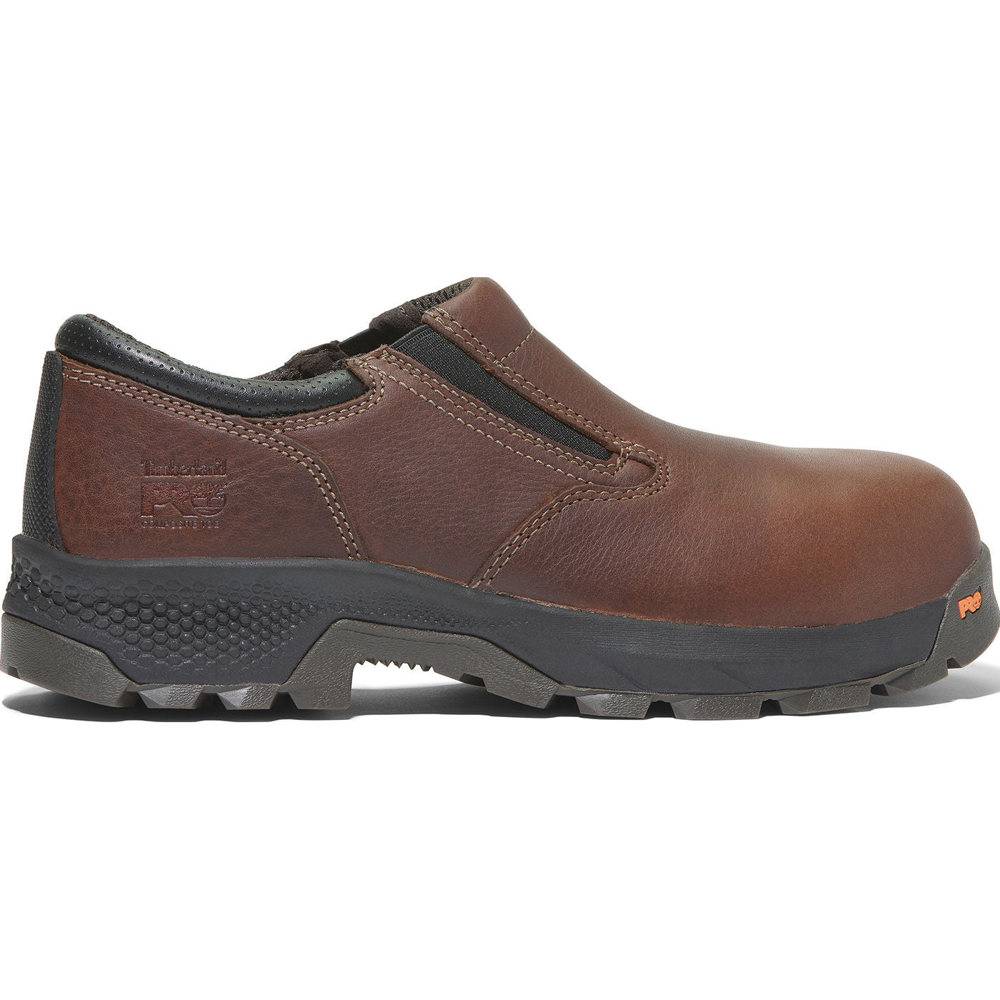 Timberland PRO TiTAN EV Men's Composite Toe Leather Slip-On Work Shoe - profile