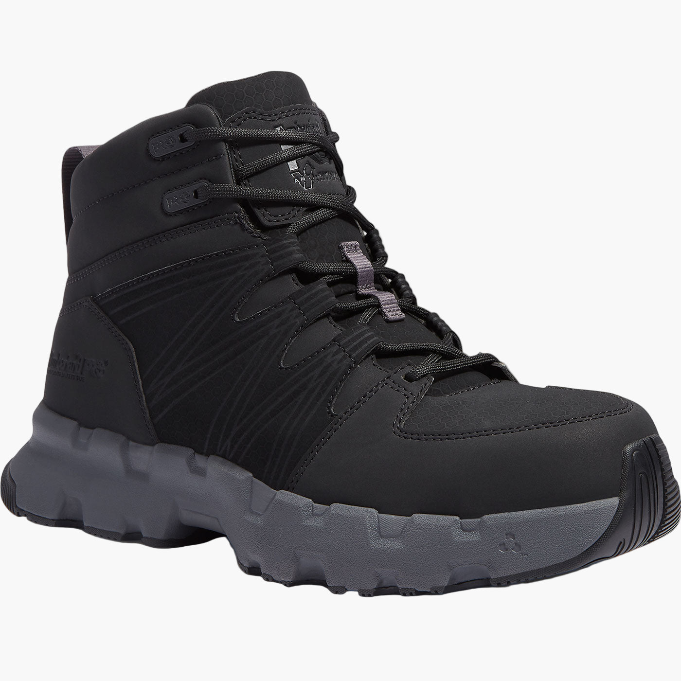 Timberland PRO Powertrain EV Mid Men's Composite Toe Static-Dissipative Athletic Work Shoe