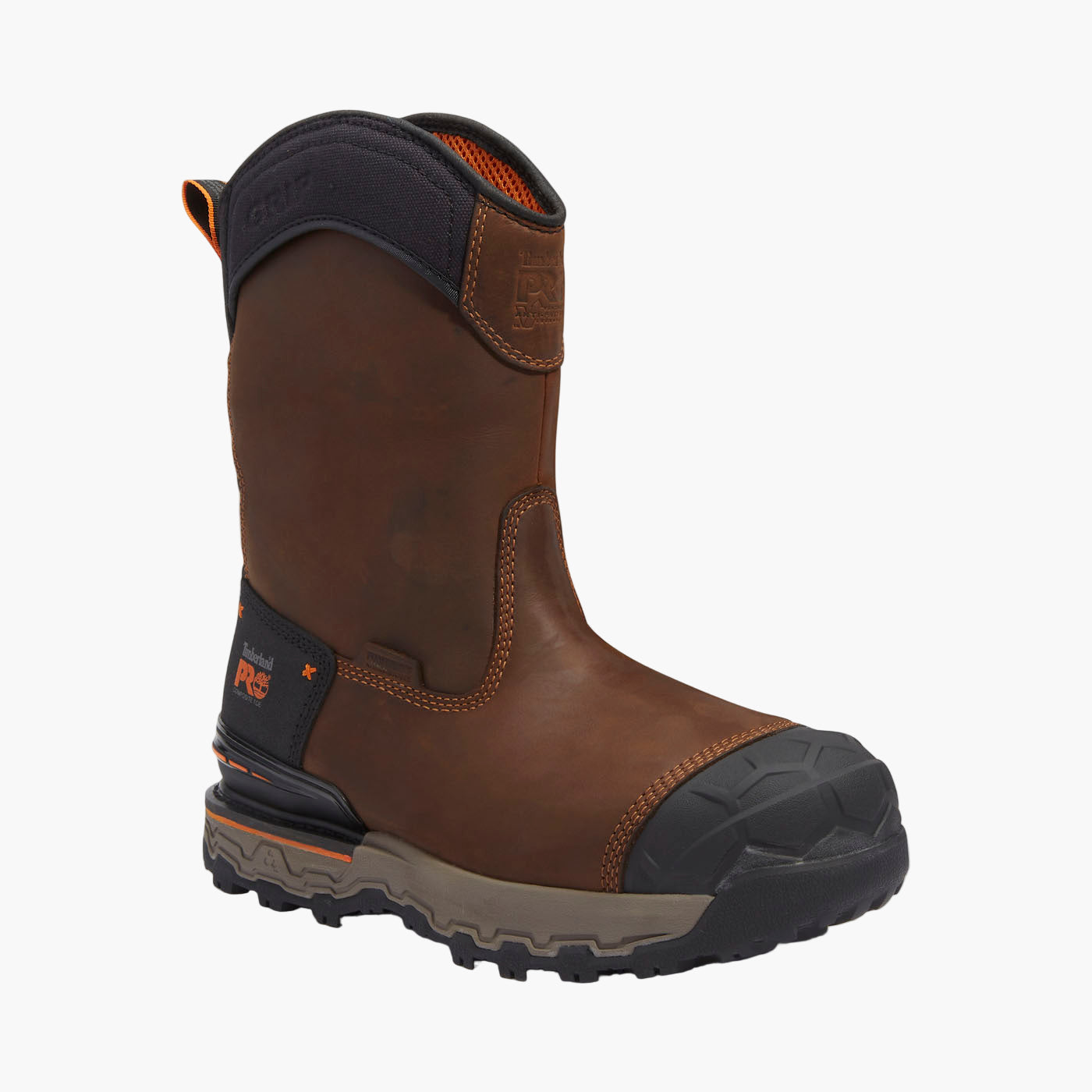 Timberland PRO Boondock Ultralight Men's 10-inch Composite Toe Electrical Hazard Waterproof Pull-On Work Boot