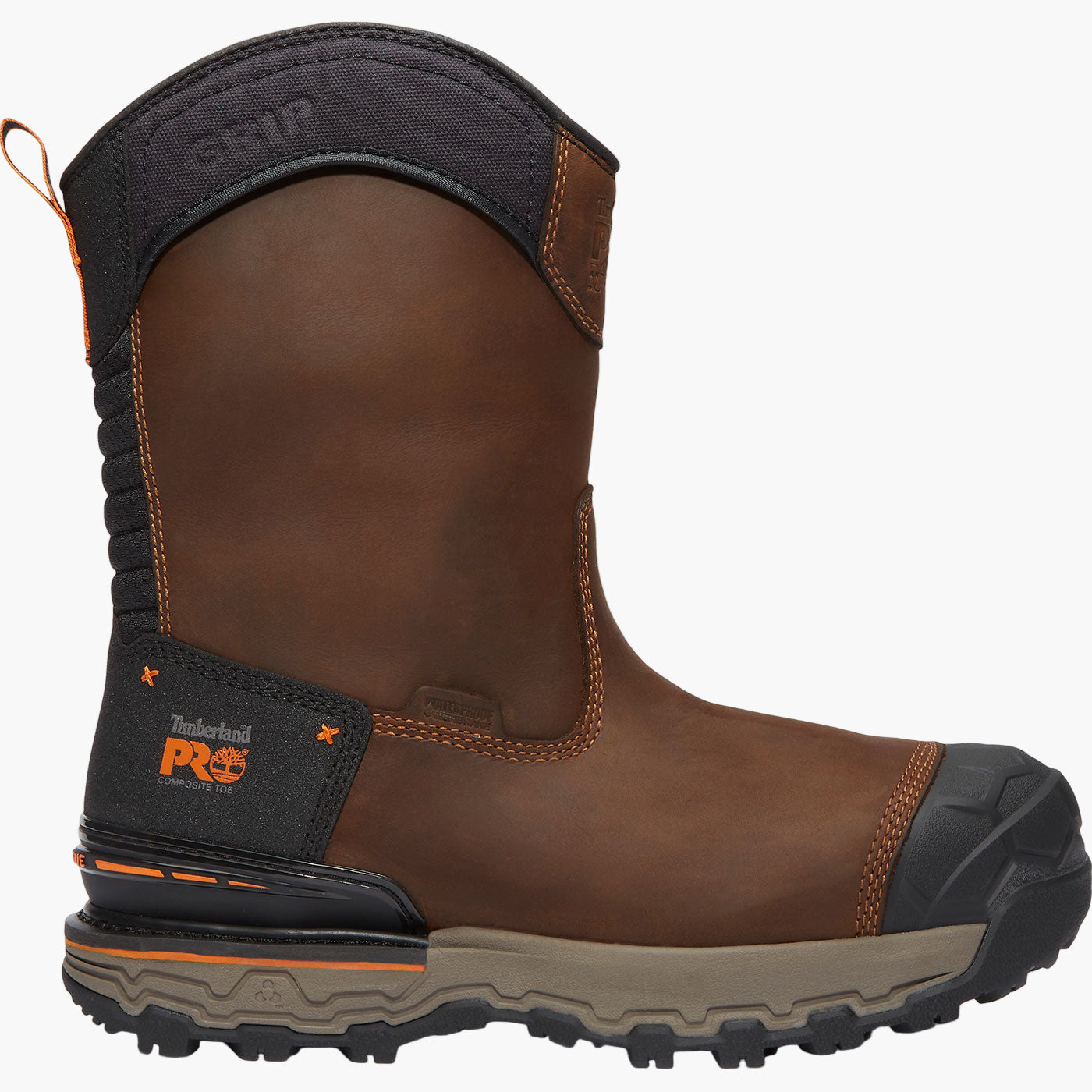 Timberland PRO Boondock Ultralight Men's 10-inch Composite Toe Electrical Hazard Waterproof Pull-On Work Boot