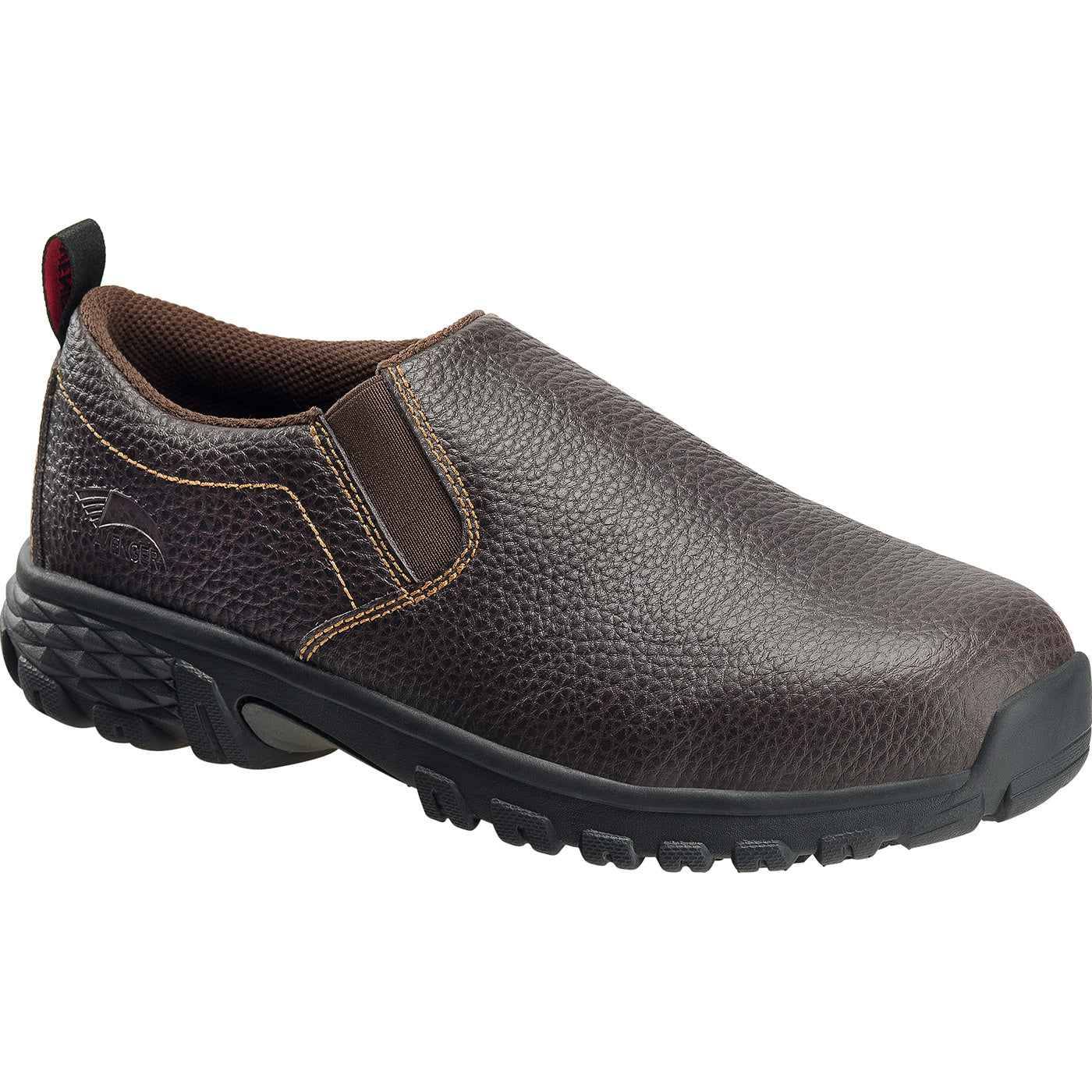 Avenger Flight Men's Aluminum Toe Static-Dissipative Slip-On Work Shoe - profile