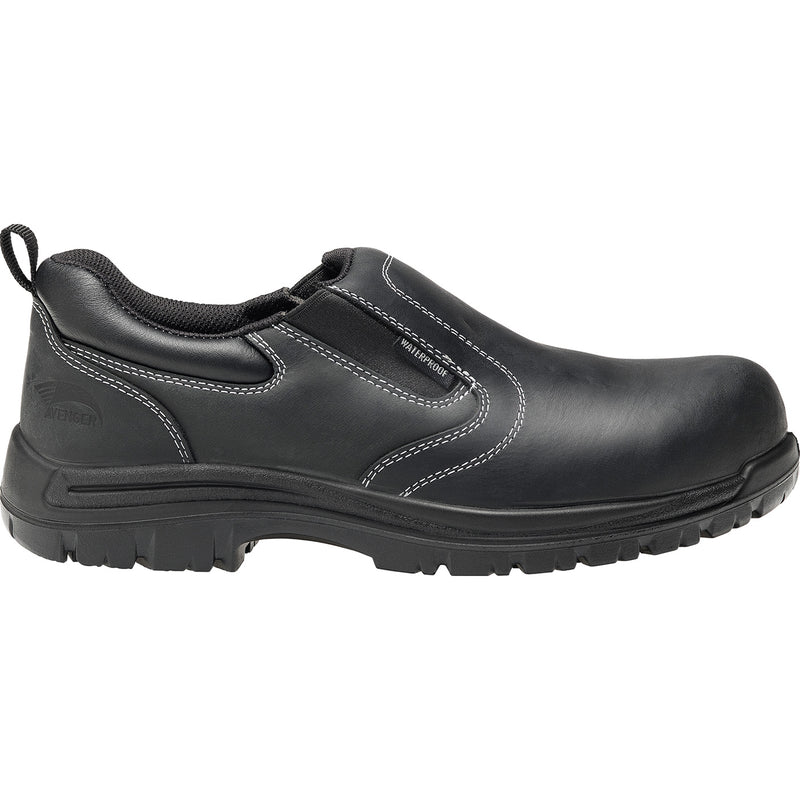 Avenger Foreman Men's Composite Toe Electrical Hazard Waterproof Slip-On Work Shoe - profile