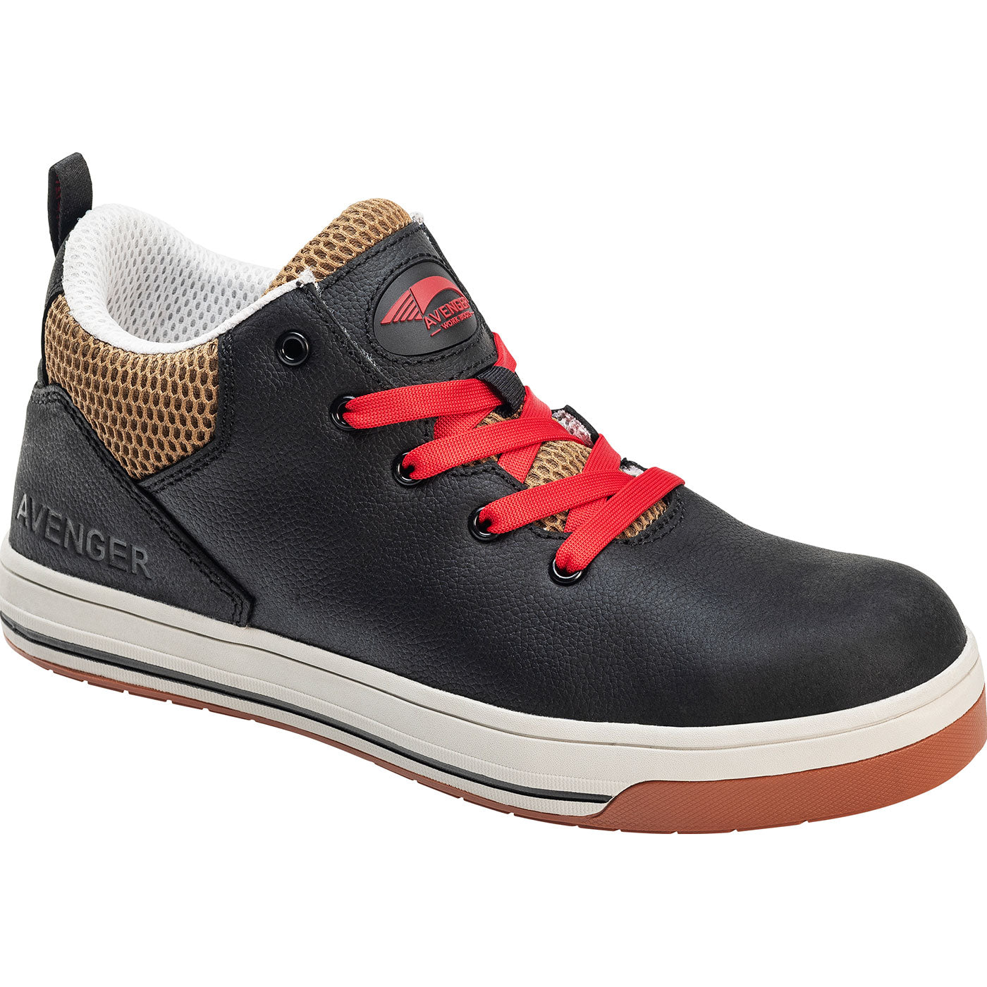 Avenger Swarm Mid Men's Aluminum Toe Static-Dissipative Slip-Resisting Work Shoe - profile