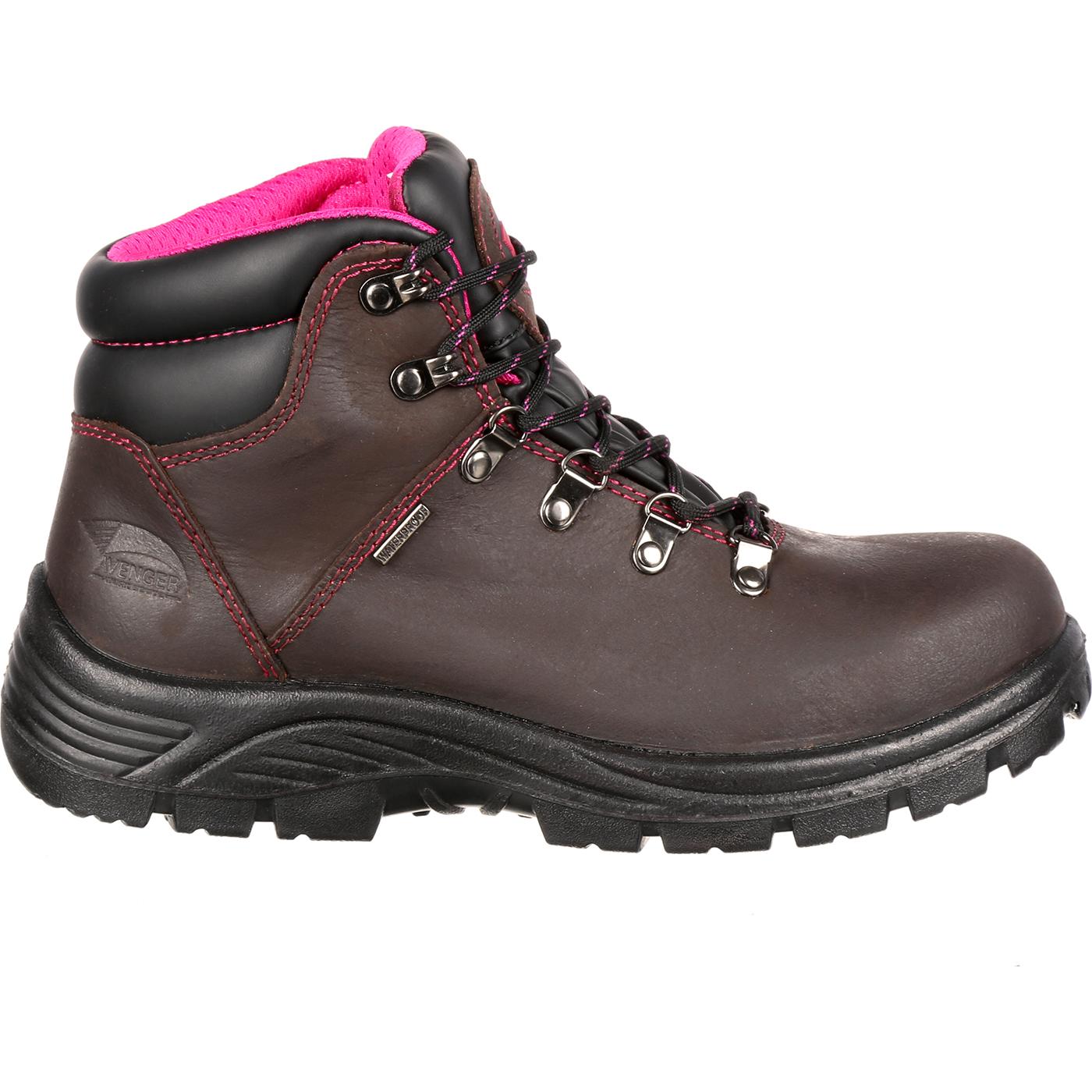 Avenger Women's Steel Toe Waterproof Work Hiker - profile