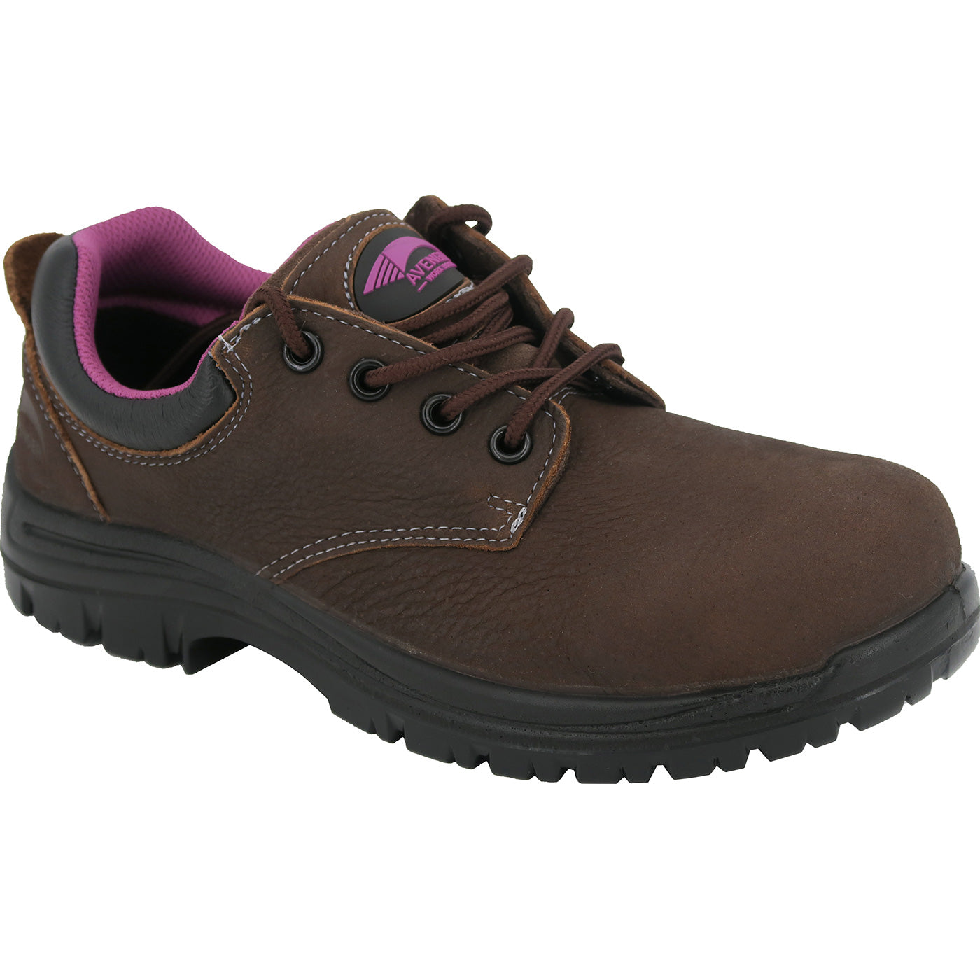 Avenger Women's Composite Toe Electrical Hazard Waterproof Non-Metallic Work Oxford - profile