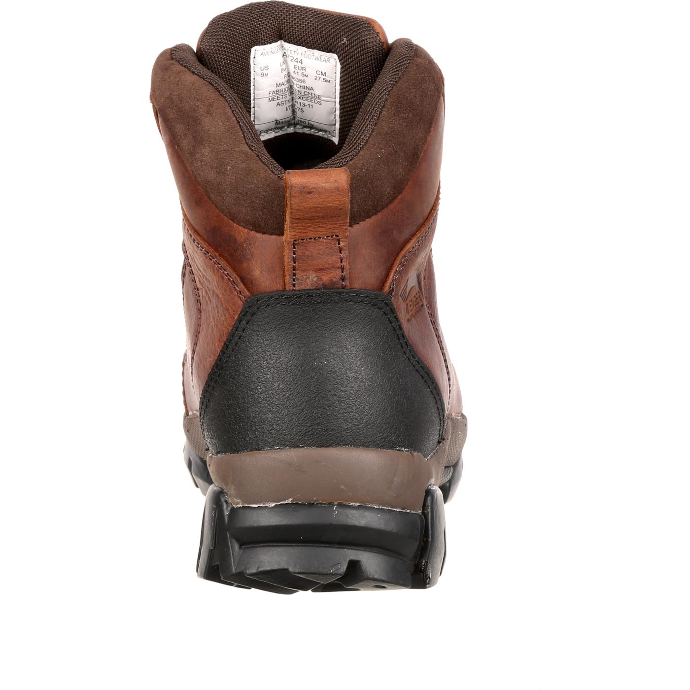 Avenger Composite Toe Waterproof Work Hiker - back