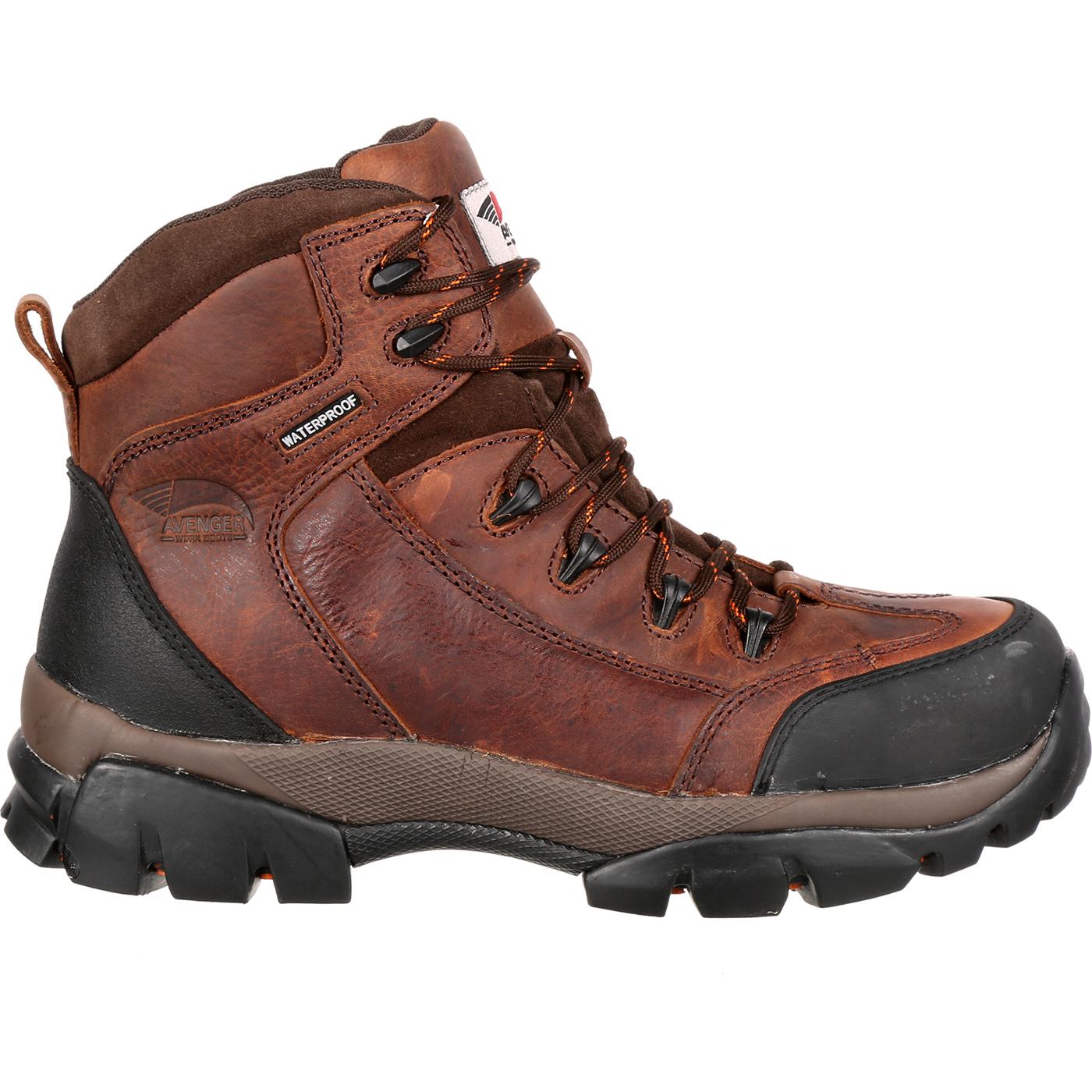Avenger Composite Toe Waterproof Work Hiker - profile