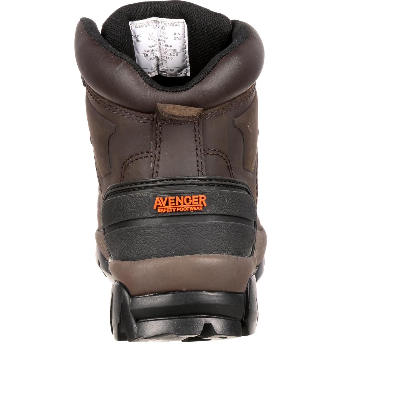 Avenger Steel Toe Hiker Work Boot - back