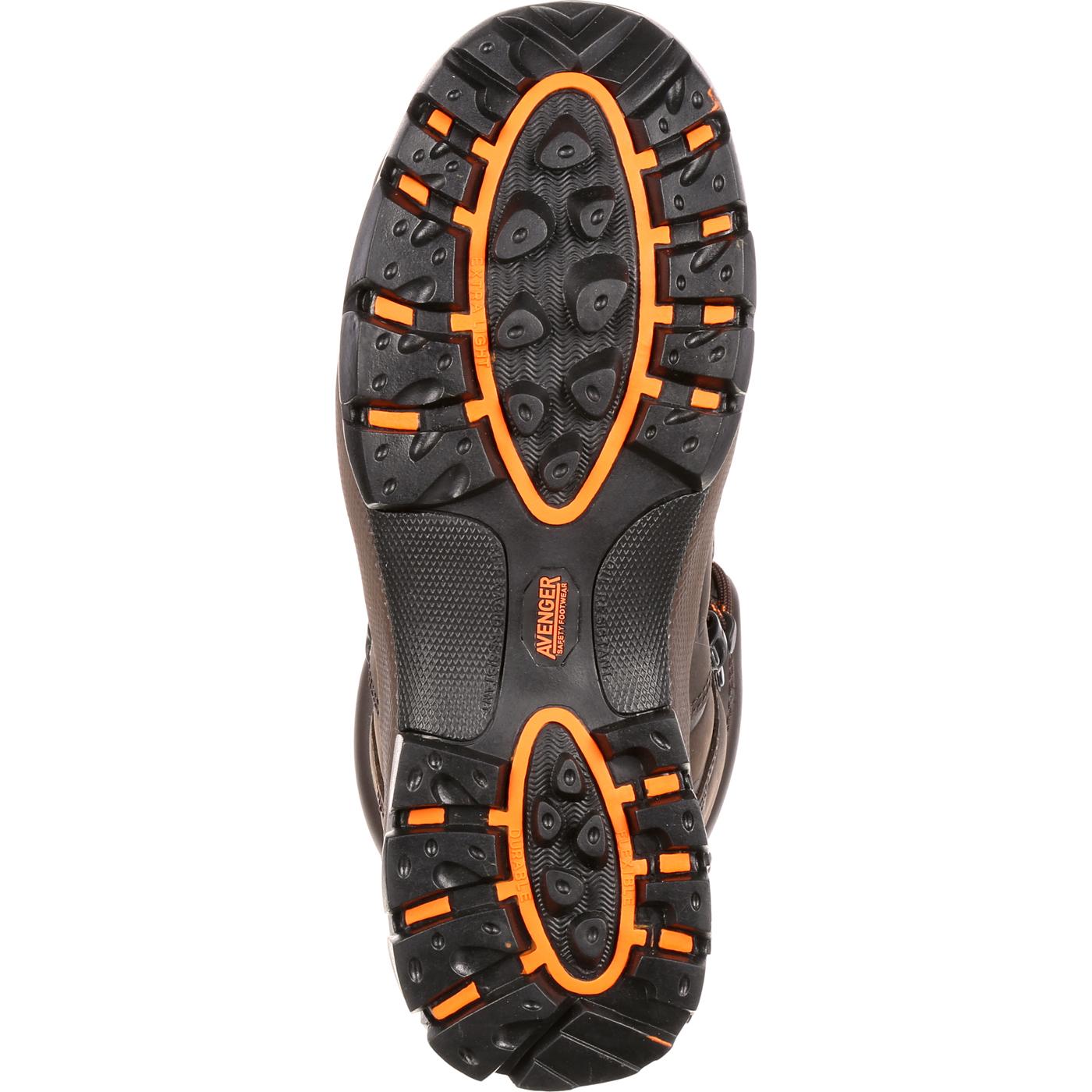 Avenger Steel Toe Hiker Work Boot - outsole