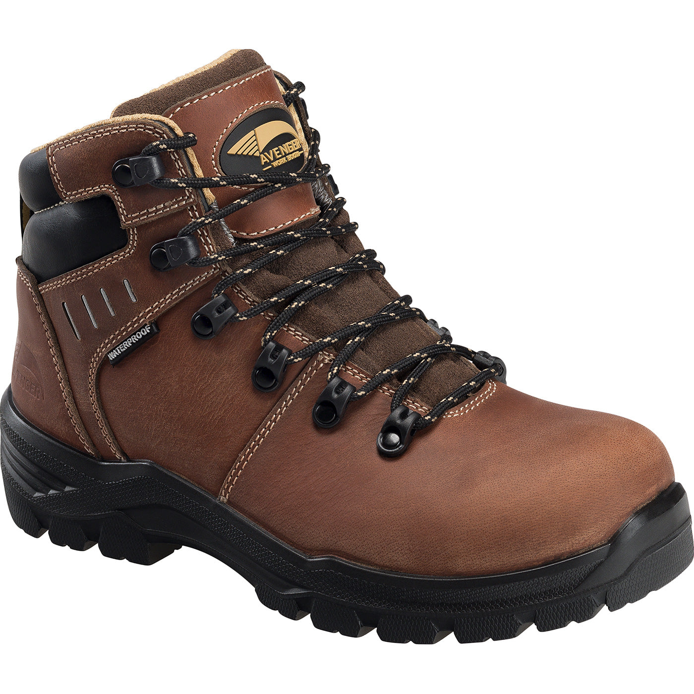 Avenger Foundation Women's Carbon Fiber Toe Puncture-Resistant Waterproof Work Boots - profile