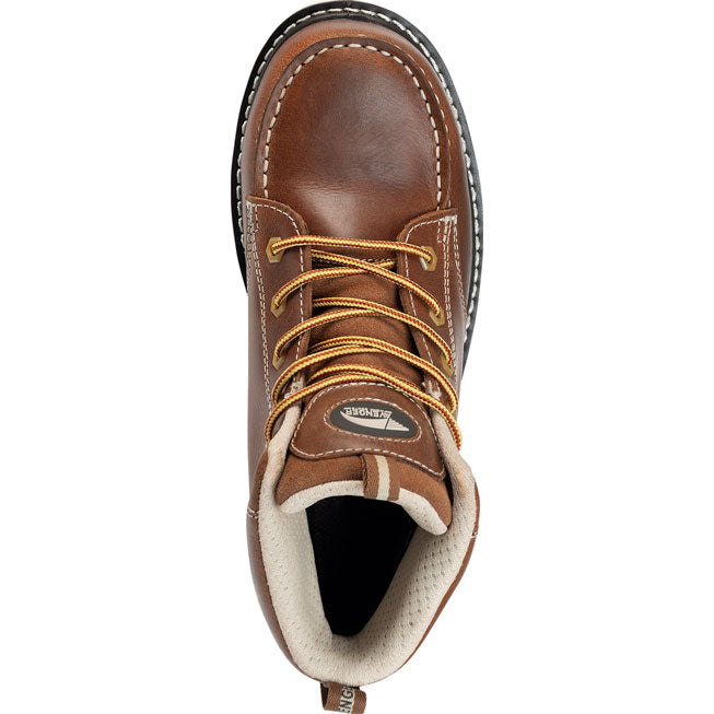 Avenger Wedge Women's Moc Carbon Nanofiber Toe Electrical Hazard Waterproof Work Boot - birdseye