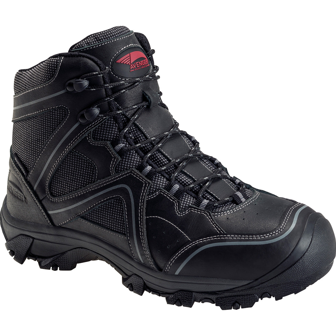 Avenger Crosscut Men's Steel Toe Puncture-Resistant Electrical Hazard Waterproof Work Hiker - main