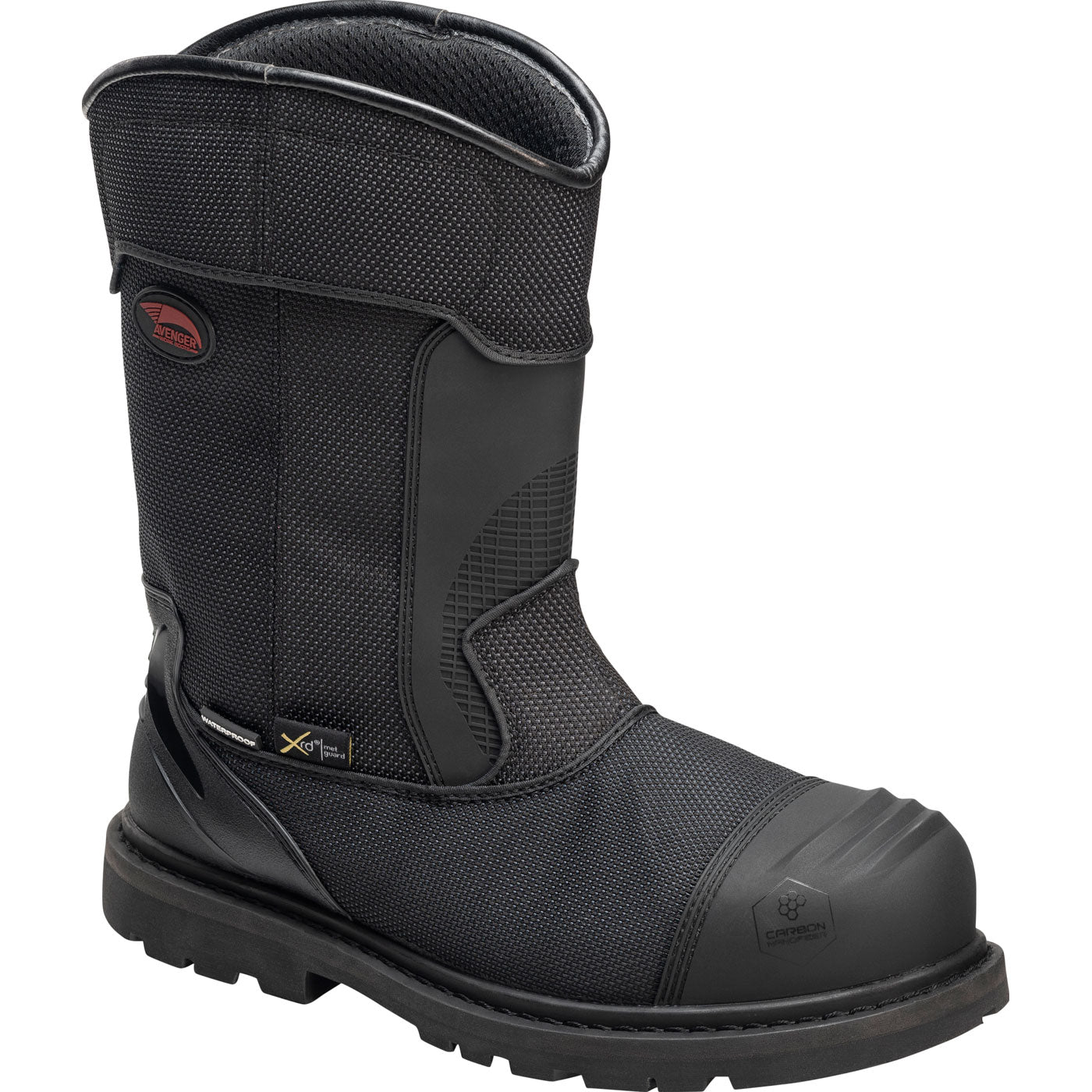 Avenger Hammer Men's 11-inch Internal Met Carbon Toe Puncture-Resisting Waterproof Pull-On Work Boot - main