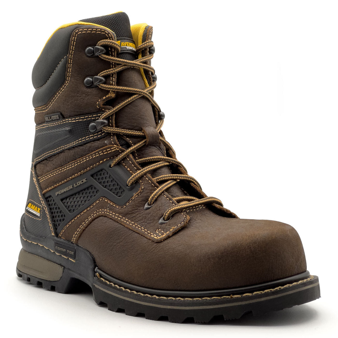 Avenger A-Max Dozer Men's 8-inch Composite Toe Electrical Hazard Waterproof Work Boot - main