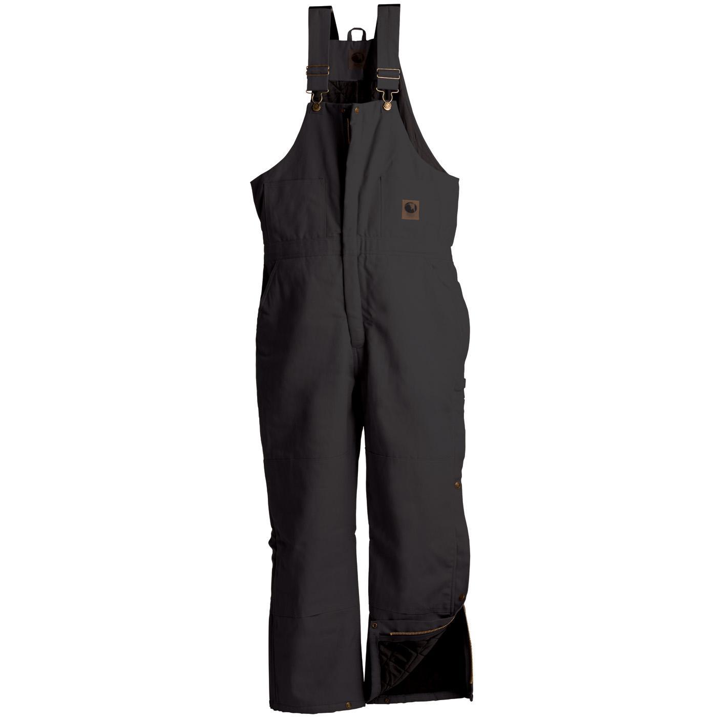 Berne Black Deluxe Insulated Bib Overall - main
