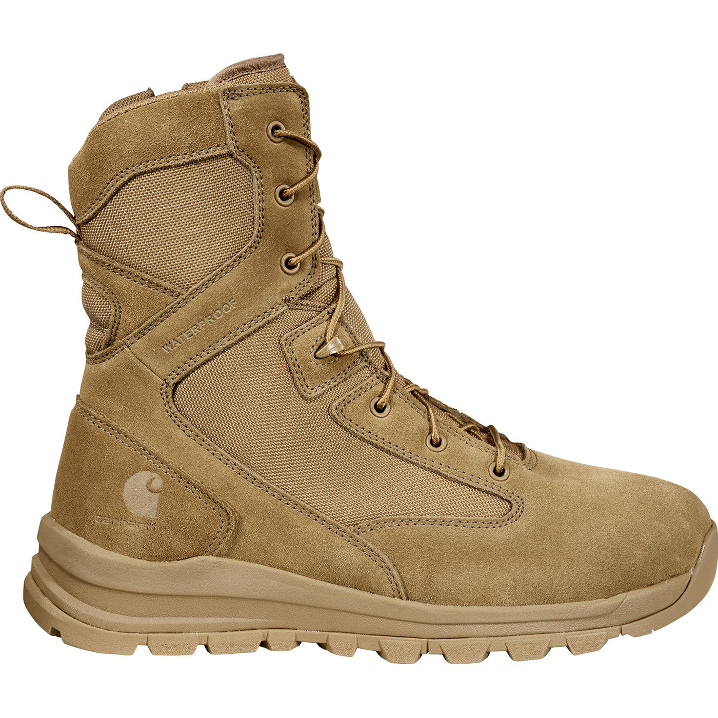 Carhartt Gilmore Men's 8-inch Electrical Hazard Waterproof Zipper Uniform Boot - profile