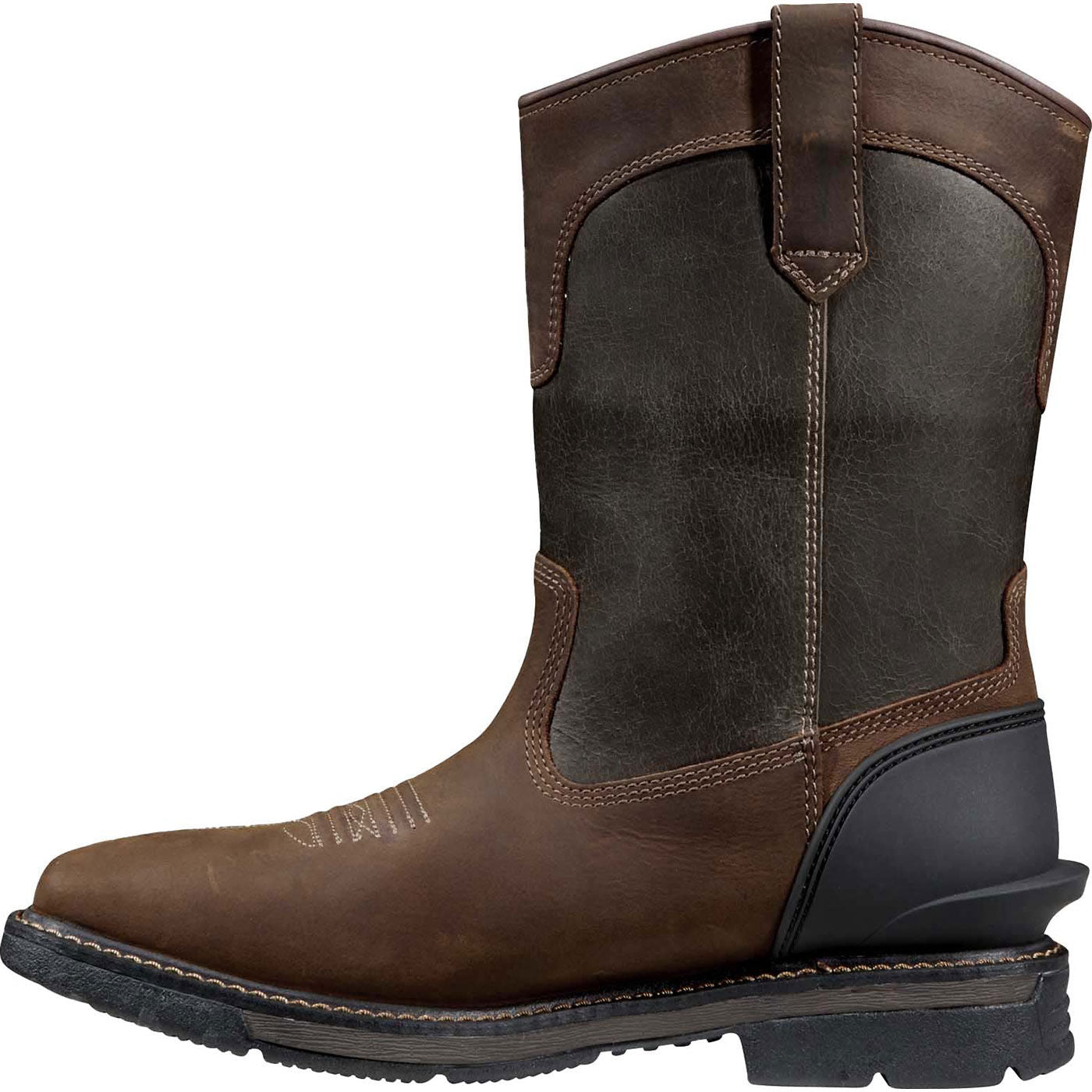 Carhartt Montana Men's 11-inch Steel Toe Electrical Hazard Waterproof Pull-On Work Boot - profile