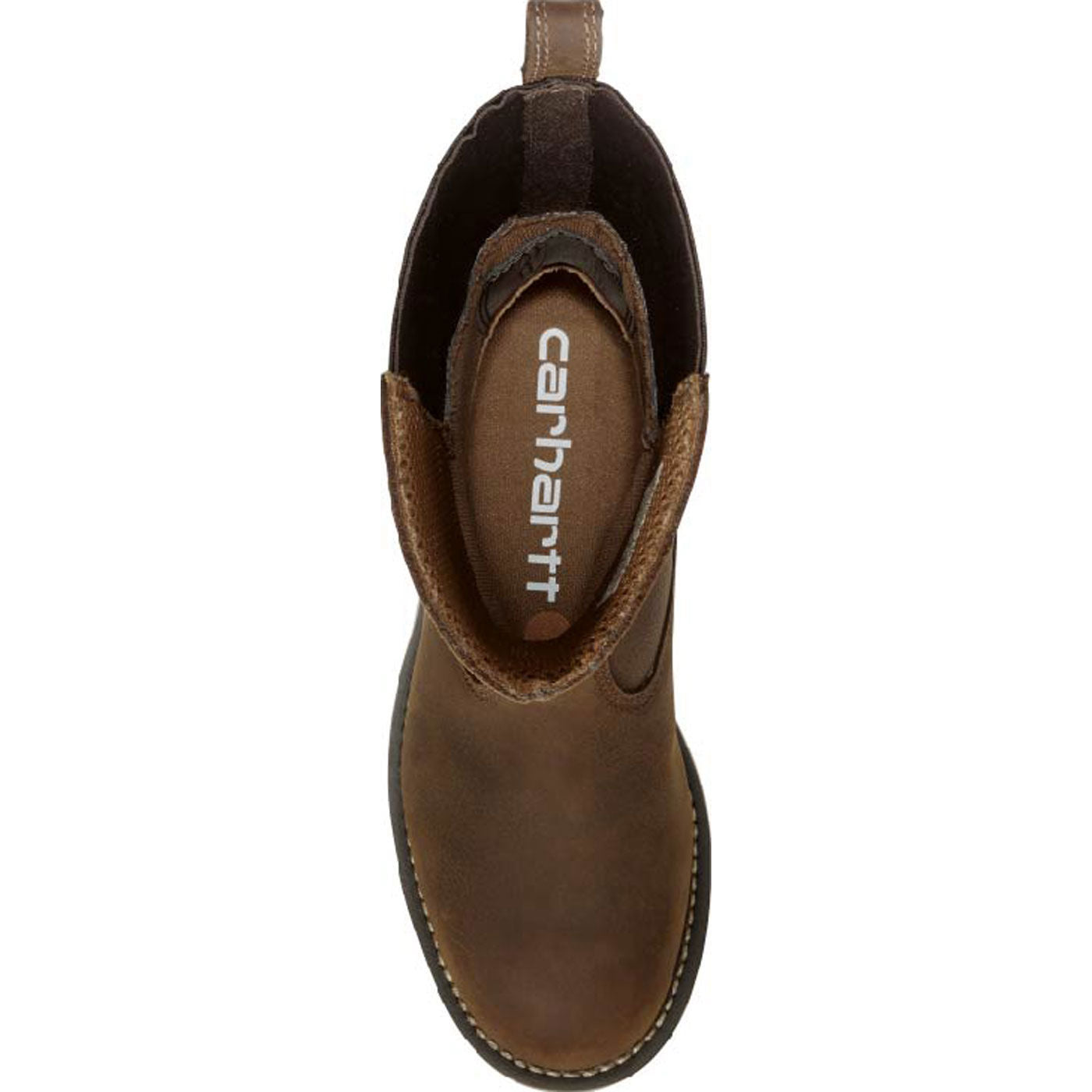 Carhartt Wedge Women's 10-inch Steel Toe Electrical Hazard Waterproof Pull-On Work Boot - birdseye