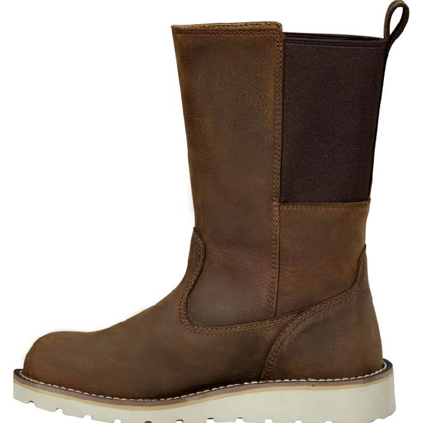 Carhartt Wedge Women's 10-inch Steel Toe Electrical Hazard Waterproof Pull-On Work Boot - profile