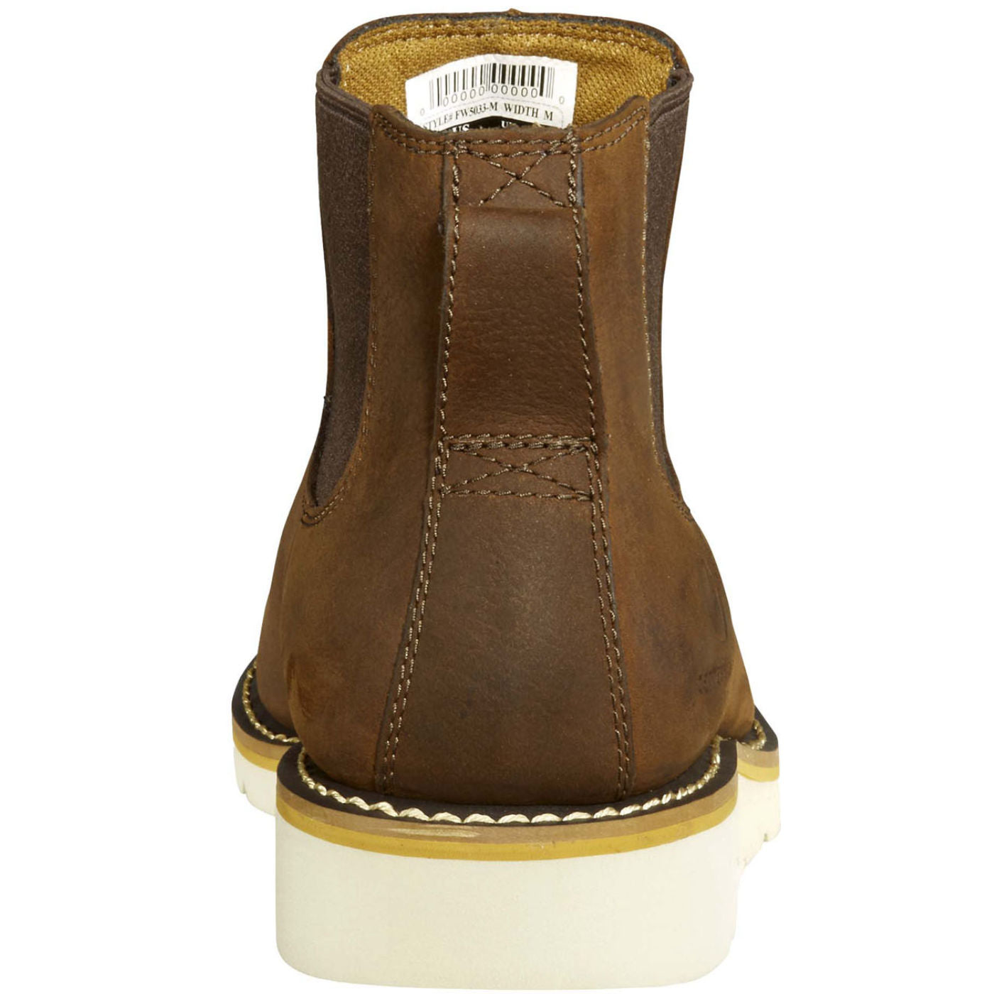 Carhartt Chelsea Wedge Men's 4-inch Steel Toe Electrical Hazard Pull-on Work Boot - back