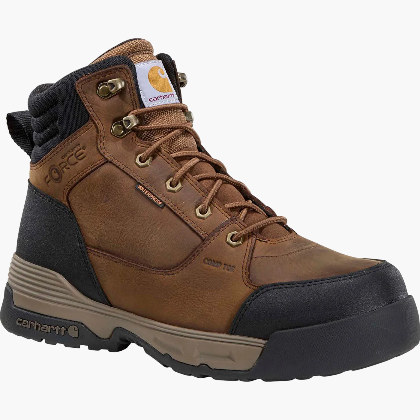 Carhartt Force HD Men's 6-inch Composite Toe Waterproof Electrical Hazard Work Hiker