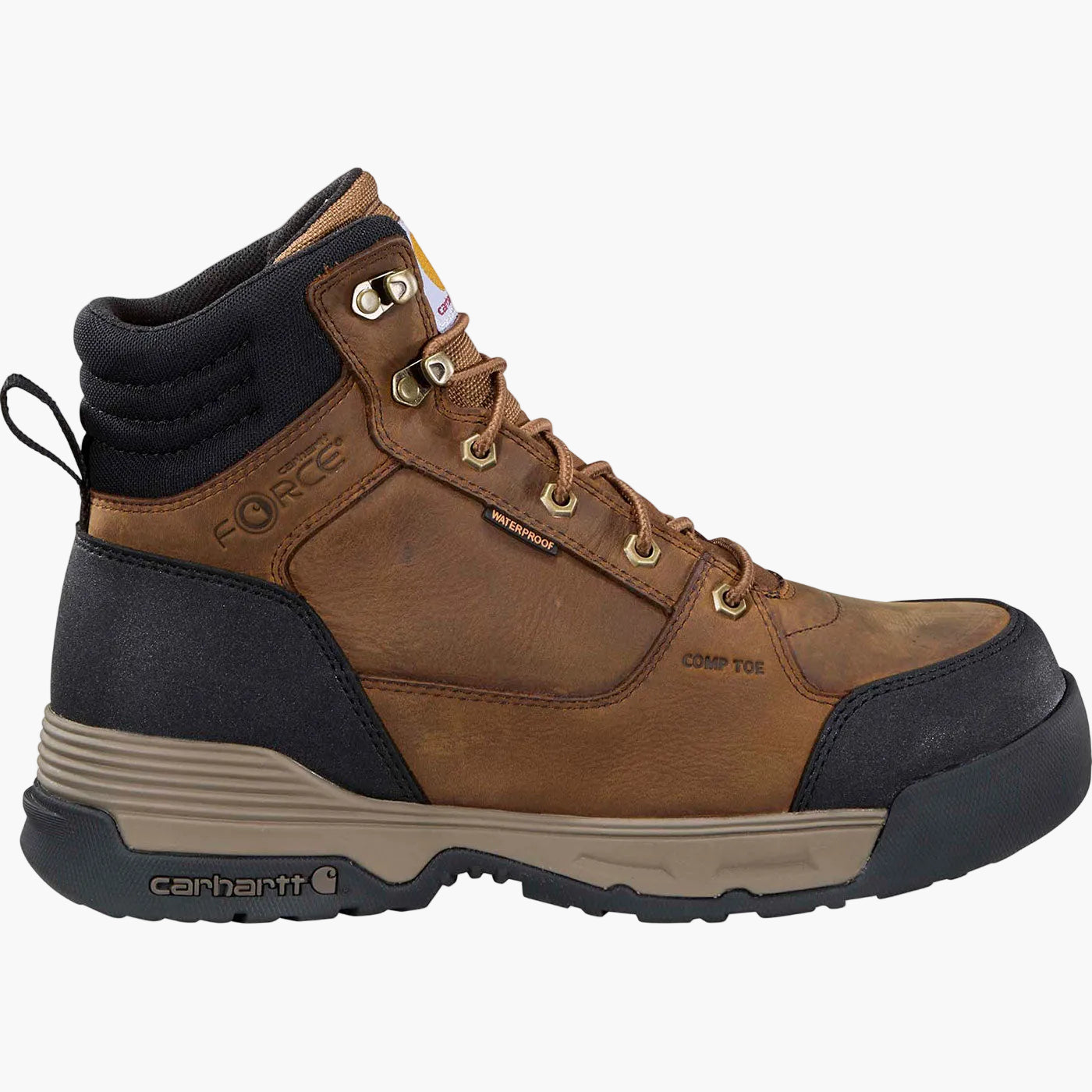 Carhartt Force HD Men's 6-inch Composite Toe Waterproof Electrical Hazard Work Hiker