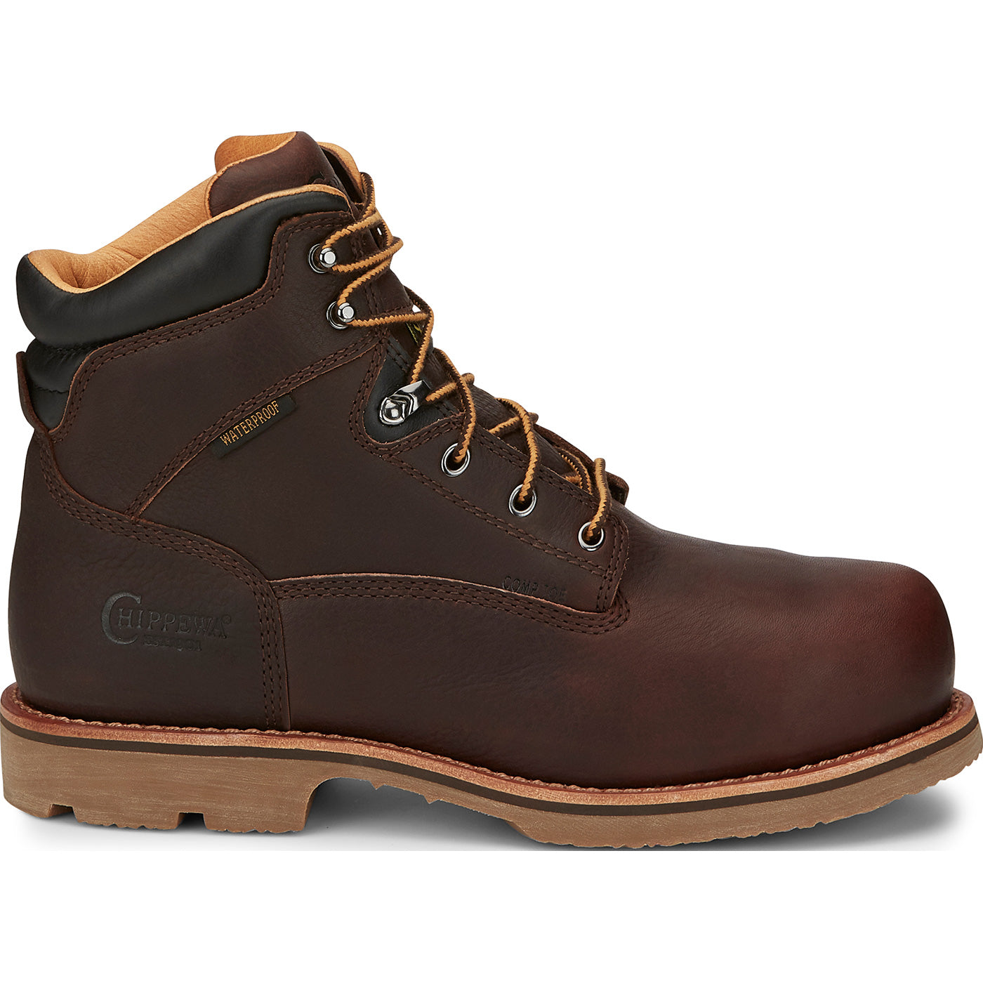 Chippewa Serious+ Men's 6-inch Internal Met Carbon Nano Toe Puncture-Resisting Waterproof Work Boot - profile