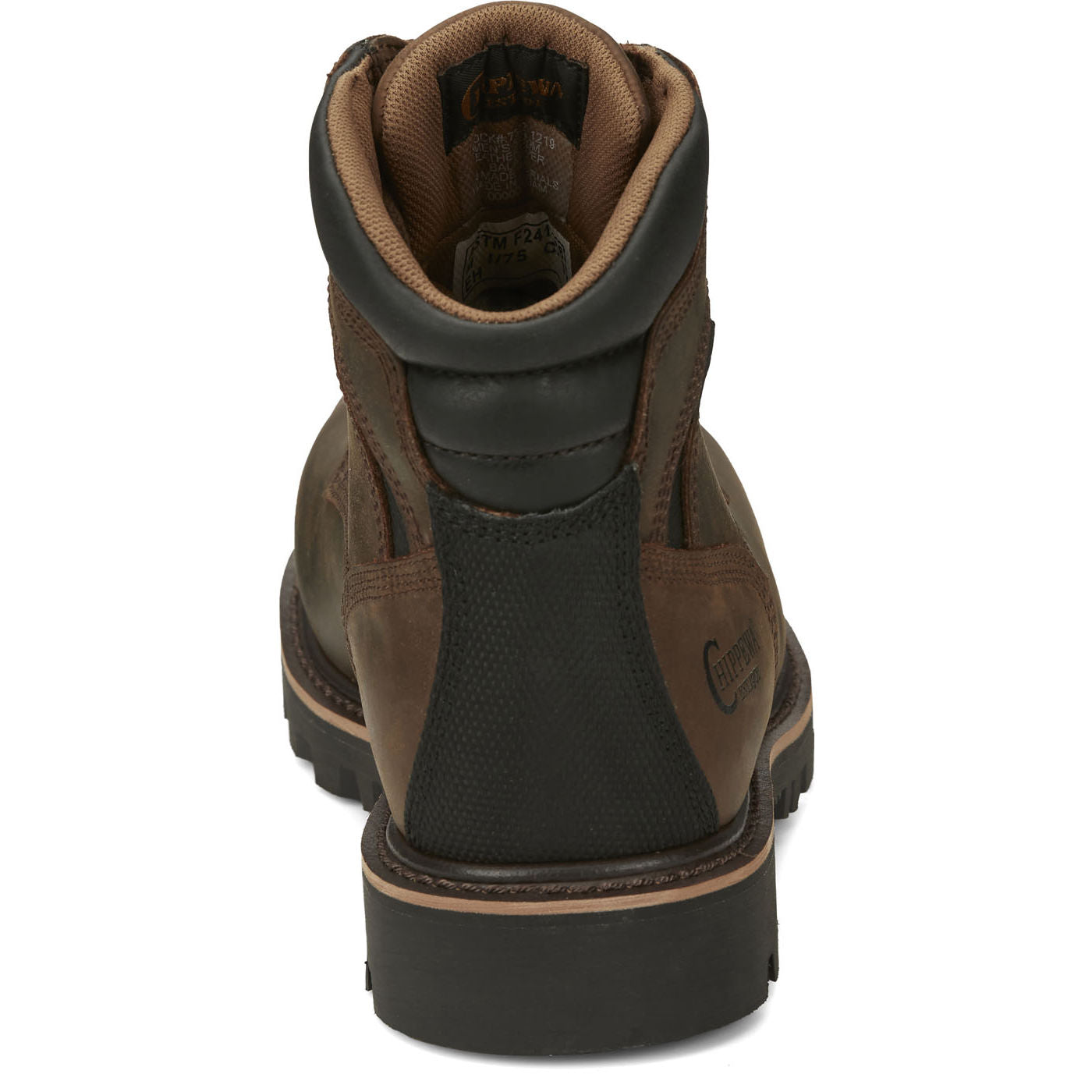 Chippewa Sador Men's 6-inch Composite Toe Electrical Hazard Waterproof Leather Work Boot - back