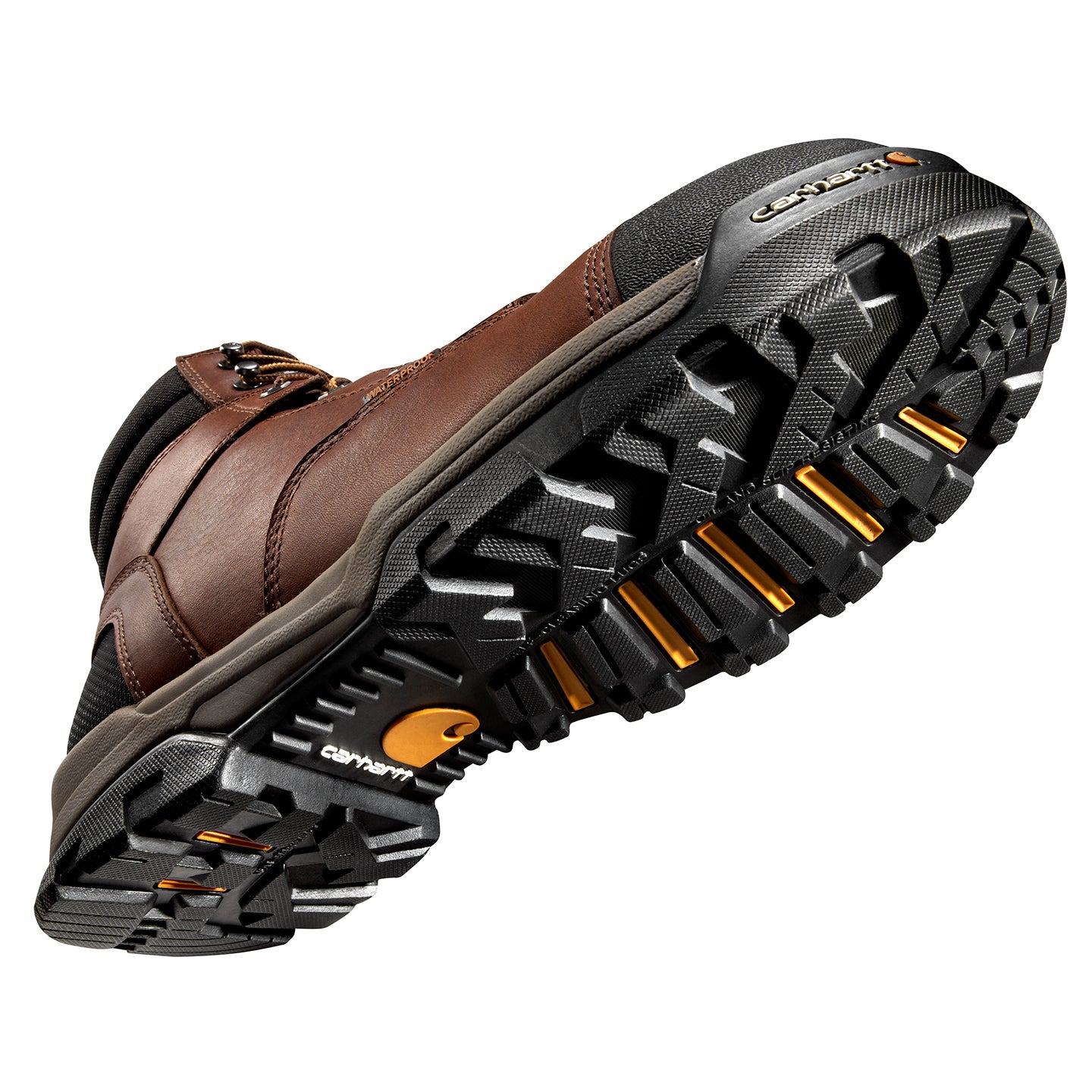 Carhartt Ground Force Men's Composite Toe Waterproof Electrical Hazard Brown Work Boot - profile