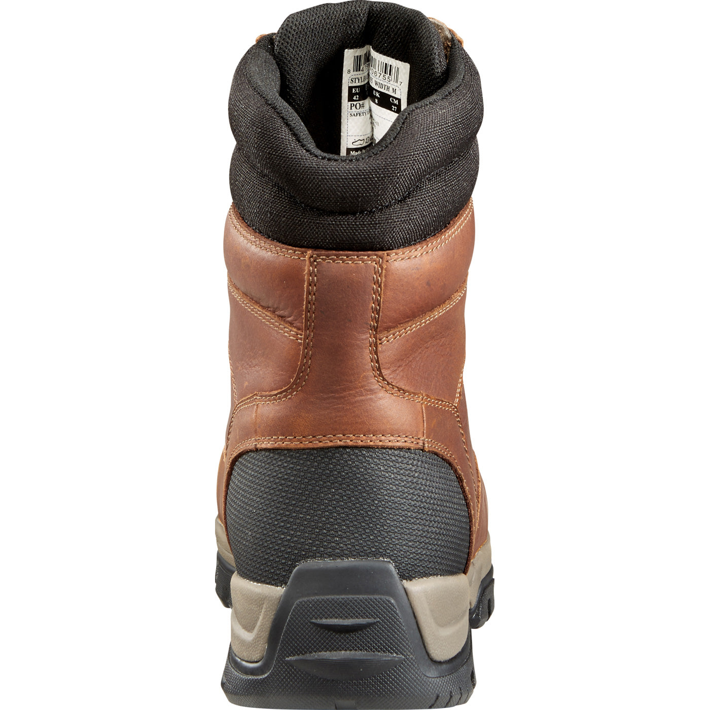 Carhartt Ground Force Men's 8 Inch Composite Toe Waterproof Work Boot - back