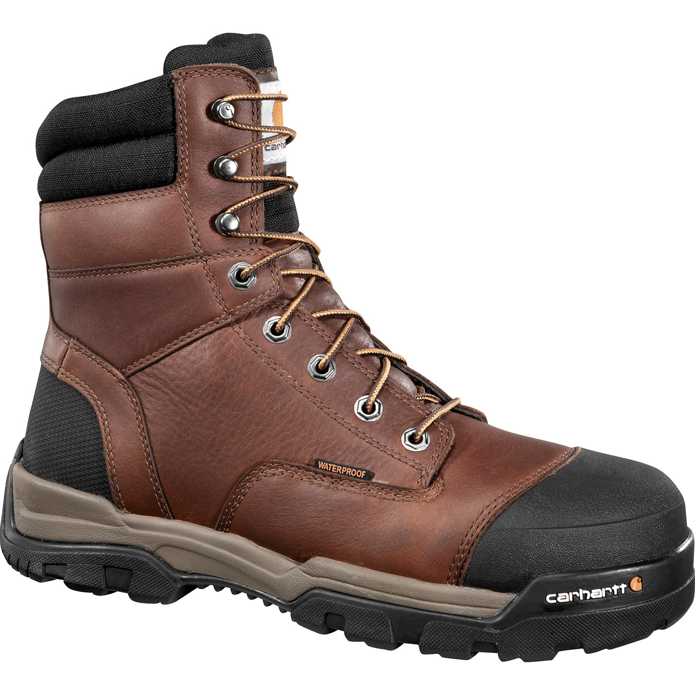 Carhartt Ground Force Men's 8 Inch Composite Toe Waterproof Work Boot - profile