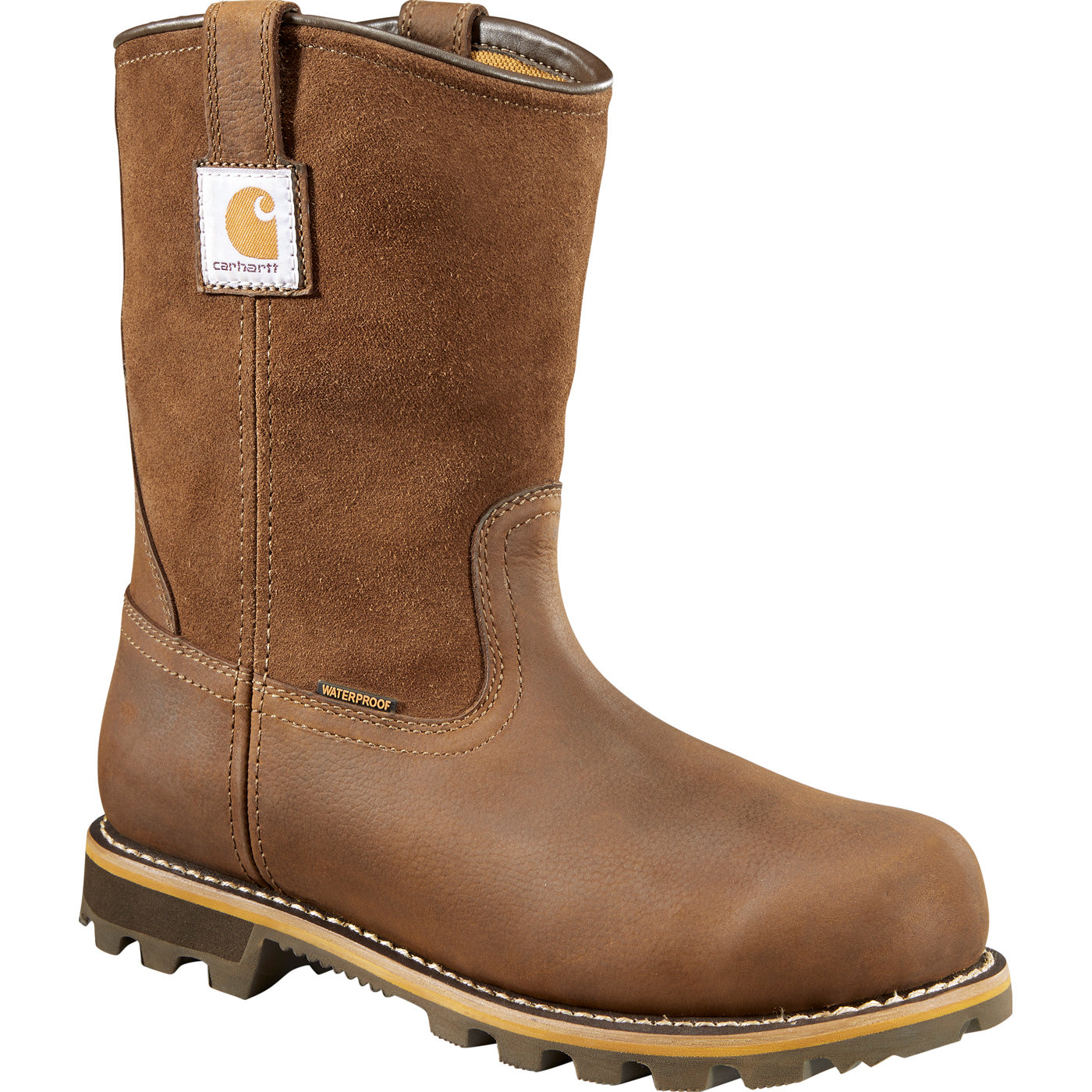 Carhartt Traditional Welt Men's Electrical Hazard Waterproof Leather Pull-on Work Boot - main