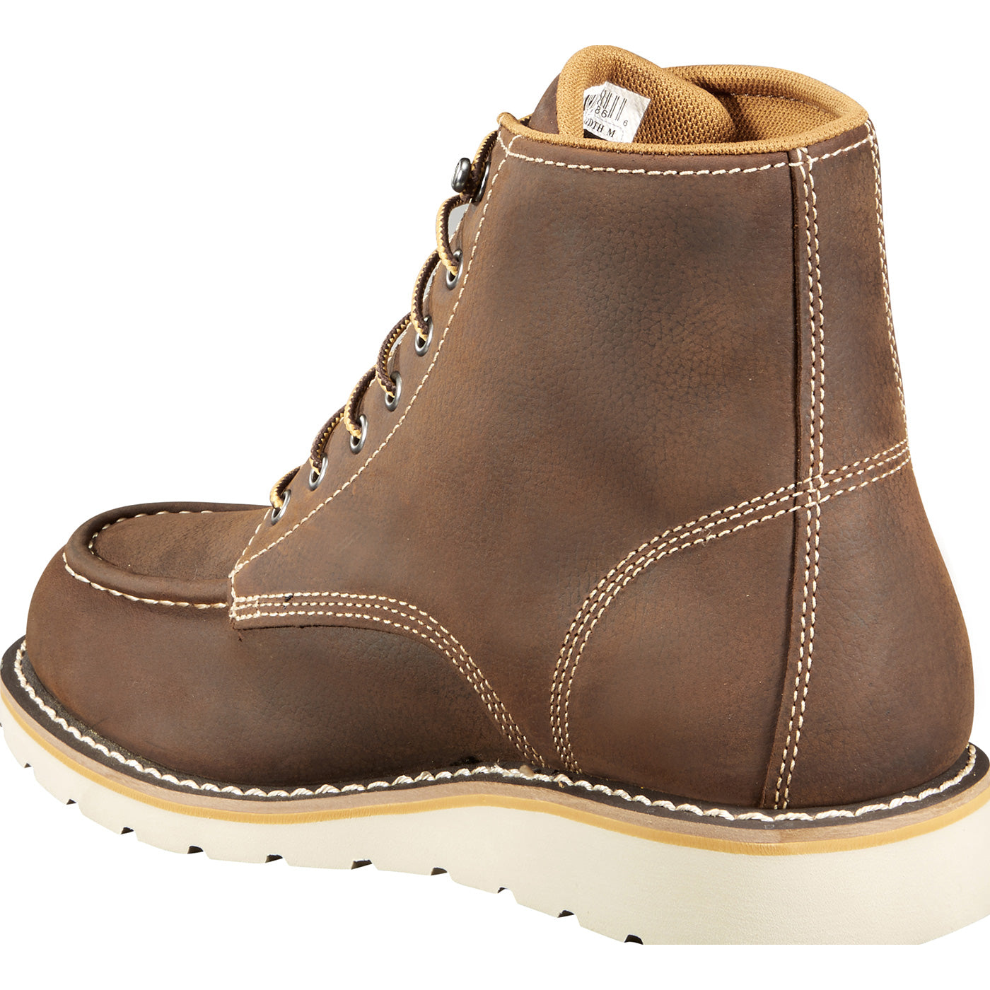 Carhartt Wedge Men's Moc-Toe Electrical Hazard Waterproof Leather Work Boot - back