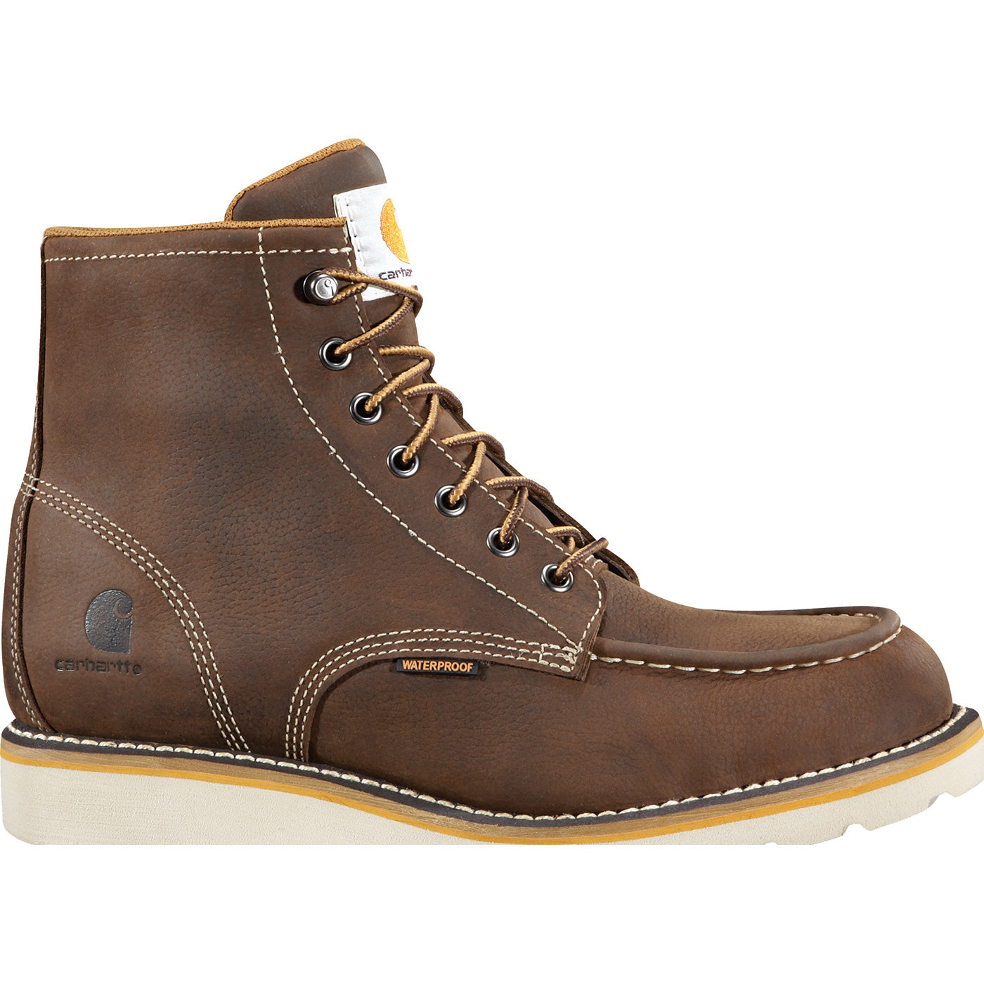 Carhartt Wedge Men's Moc-Toe Electrical Hazard Waterproof Leather Work Boot - profile