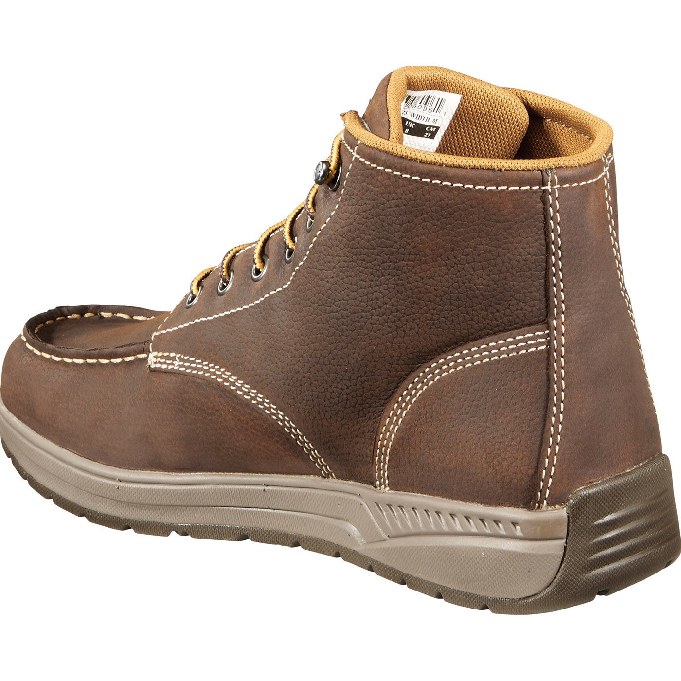 Carhartt Casual Men's Leather Wedge Boot - back