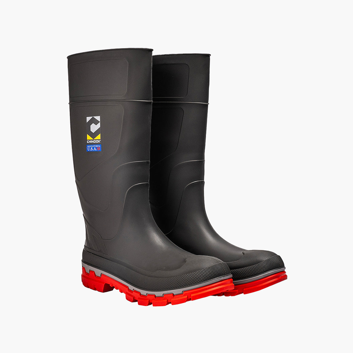 Chinook Kickaxe Men's 15-inch Waterproof Rubber Work Boot