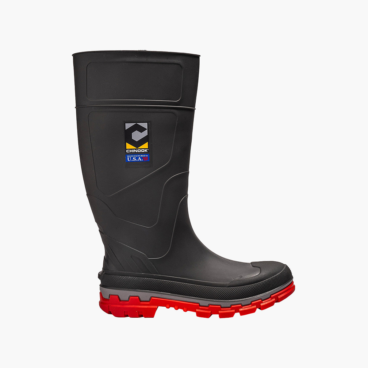 Chinook Kickaxe Men's 15-inch Waterproof Rubber Work Boot