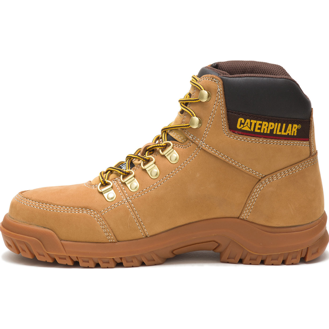 Cat Outline Men's 6-inch Steel Toe Electrical Hazard Work Hiker - profile
