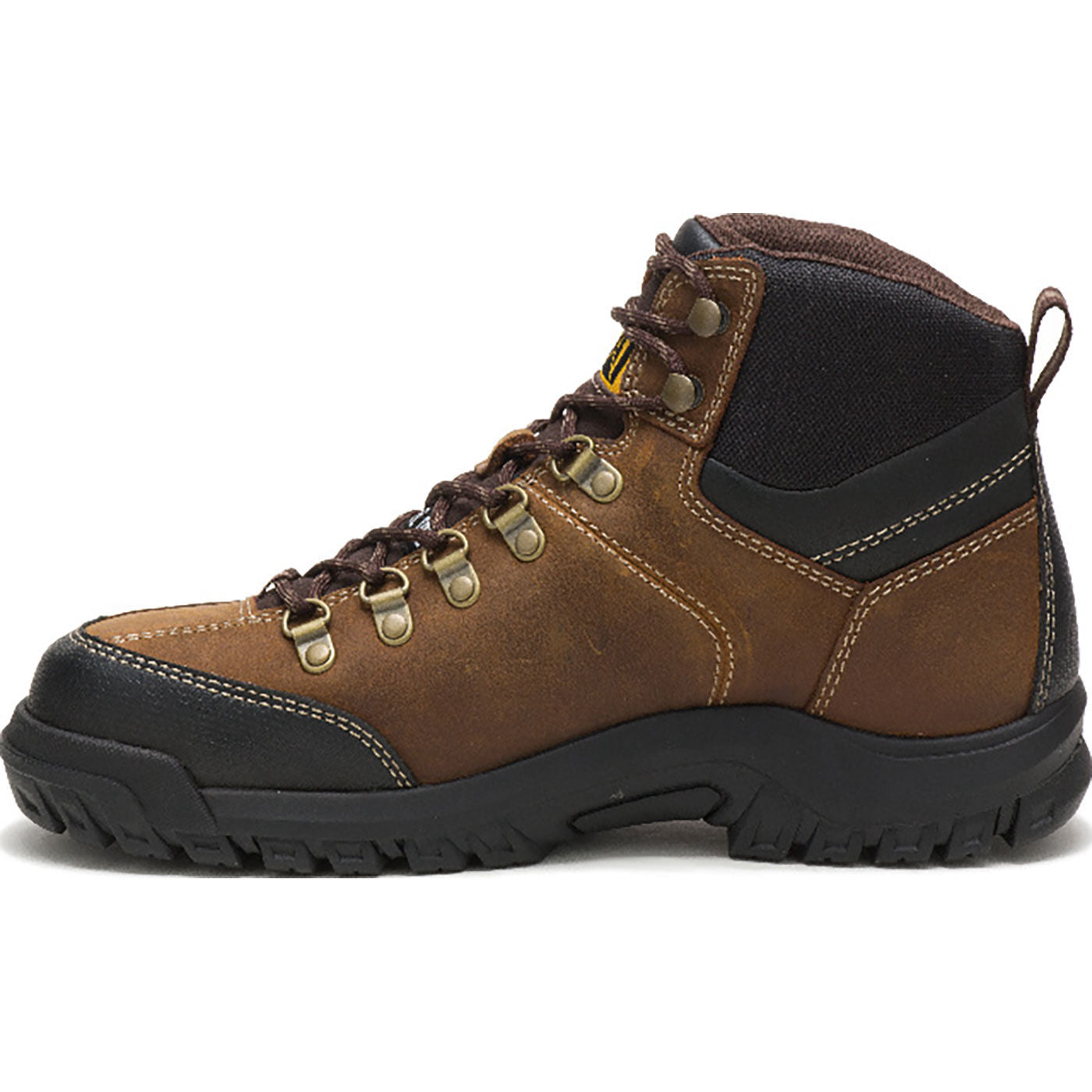 Cat Threshold Men's 6-inch Steel Toe Electrical Hazard Waterproof Work Boot - profile
