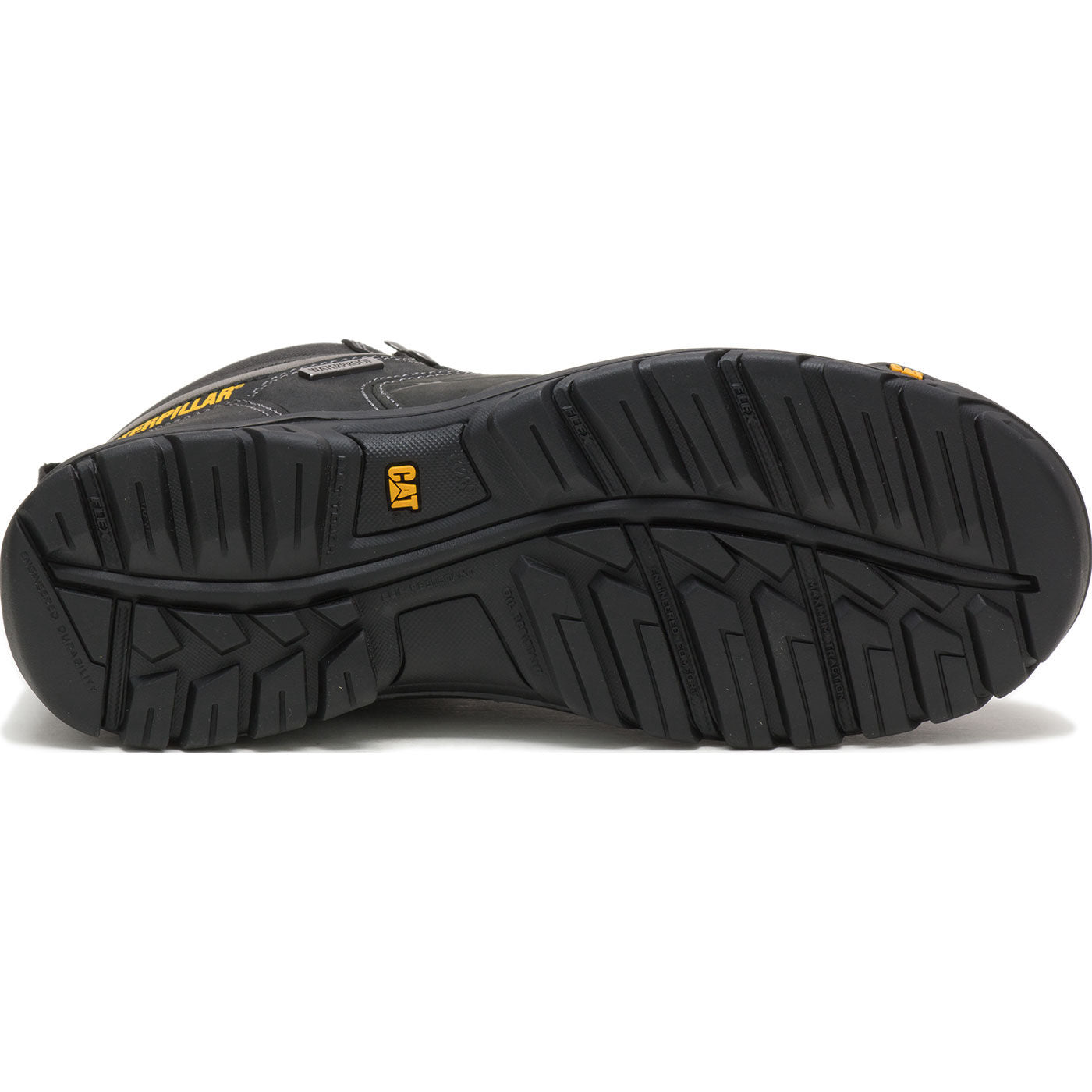 Cat Threshold Men's 6-inch Steel Toe Electrical Hazard Waterproof Work Boot - outsole