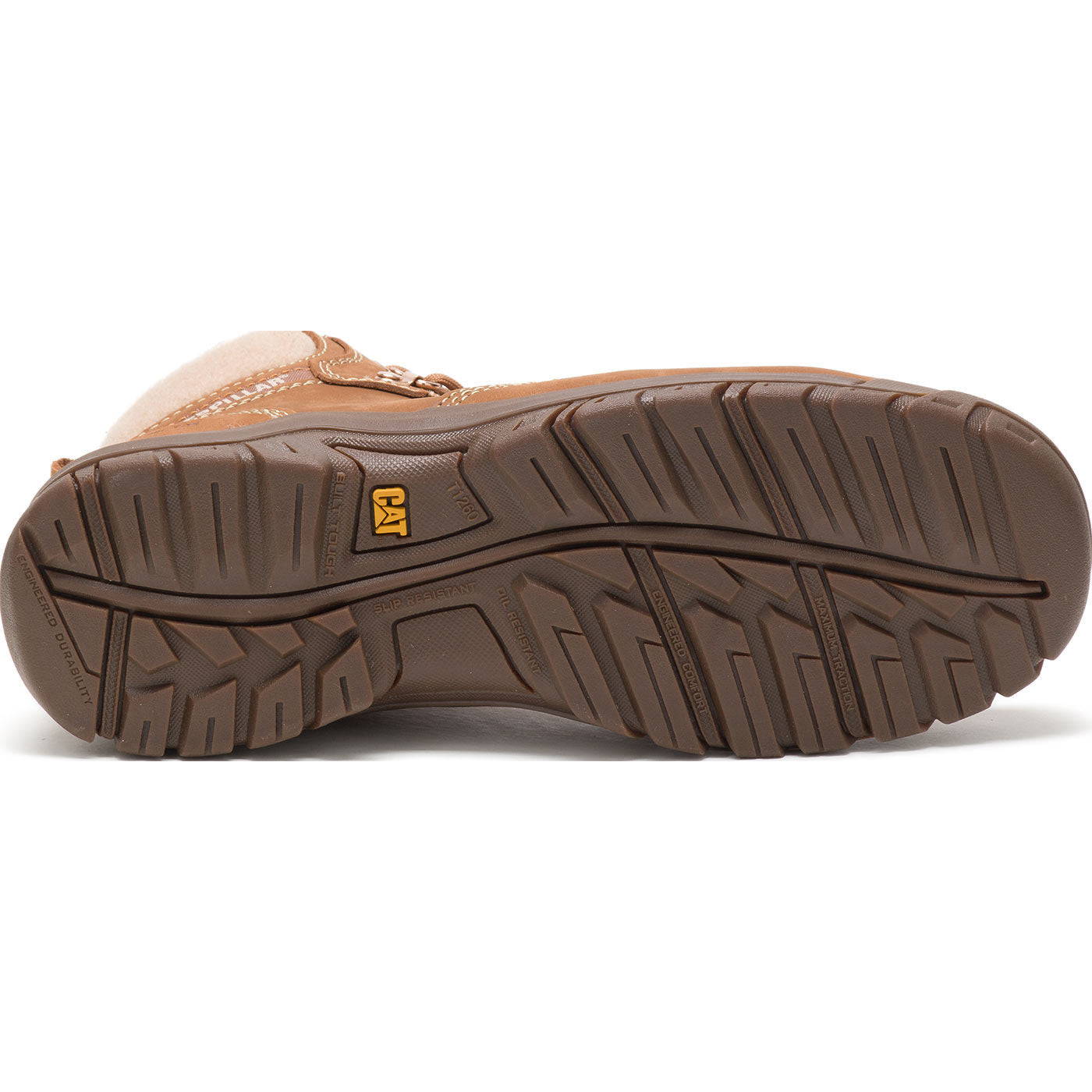 Cat Tess Women's Steel Toe Electrical Hazard Leather Work Hiker - outsole