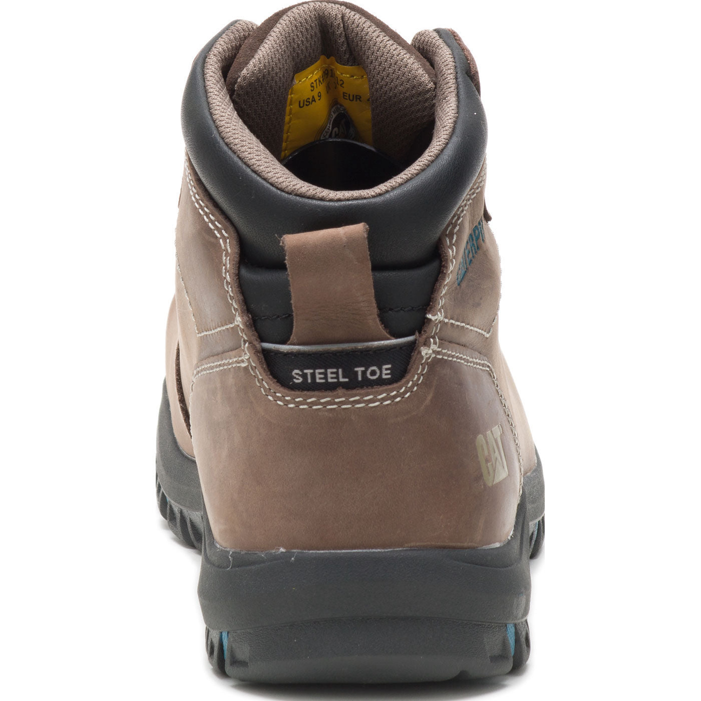 Cat Mae Women's Steel Toe Electrical Hazard Waterproof Leather Work Hiker - back