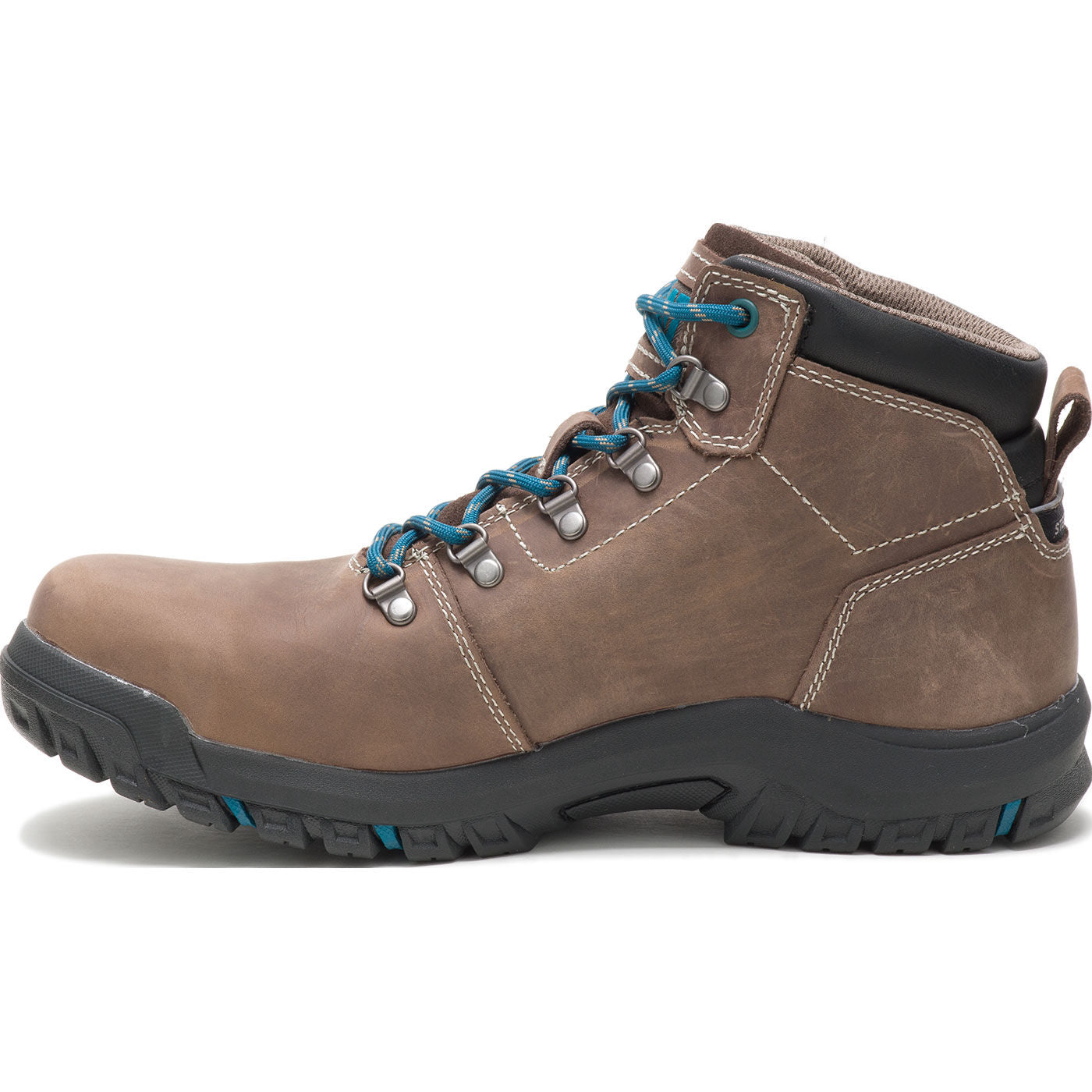 Cat Mae Women's Steel Toe Electrical Hazard Waterproof Leather Work Hiker - profile