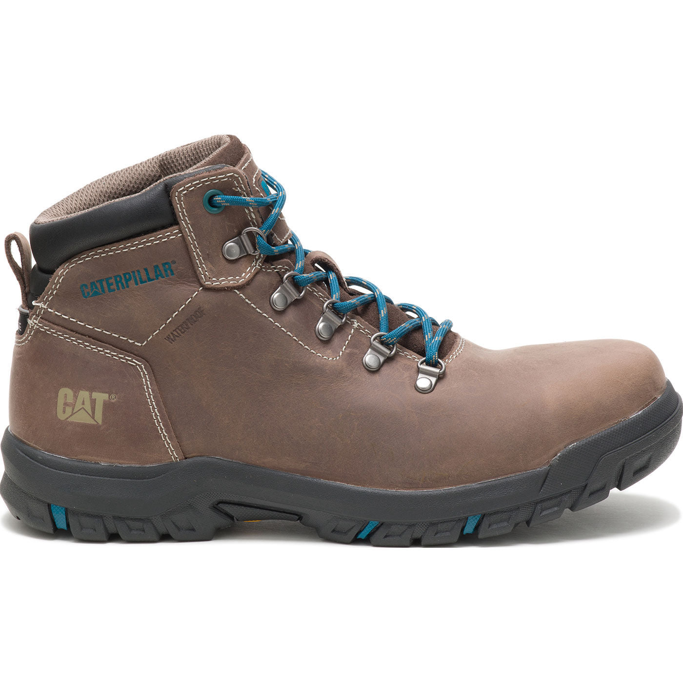 Cat Mae Women's Steel Toe Electrical Hazard Waterproof Leather Work Hiker - profile
