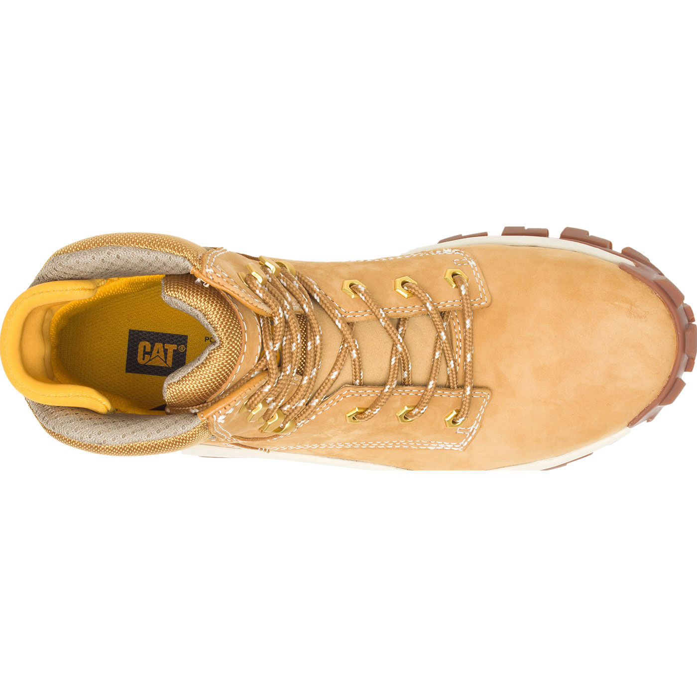 Cat Invader Hi Men's Steel Toe Electrical Hazard Work Hiker - birdseye