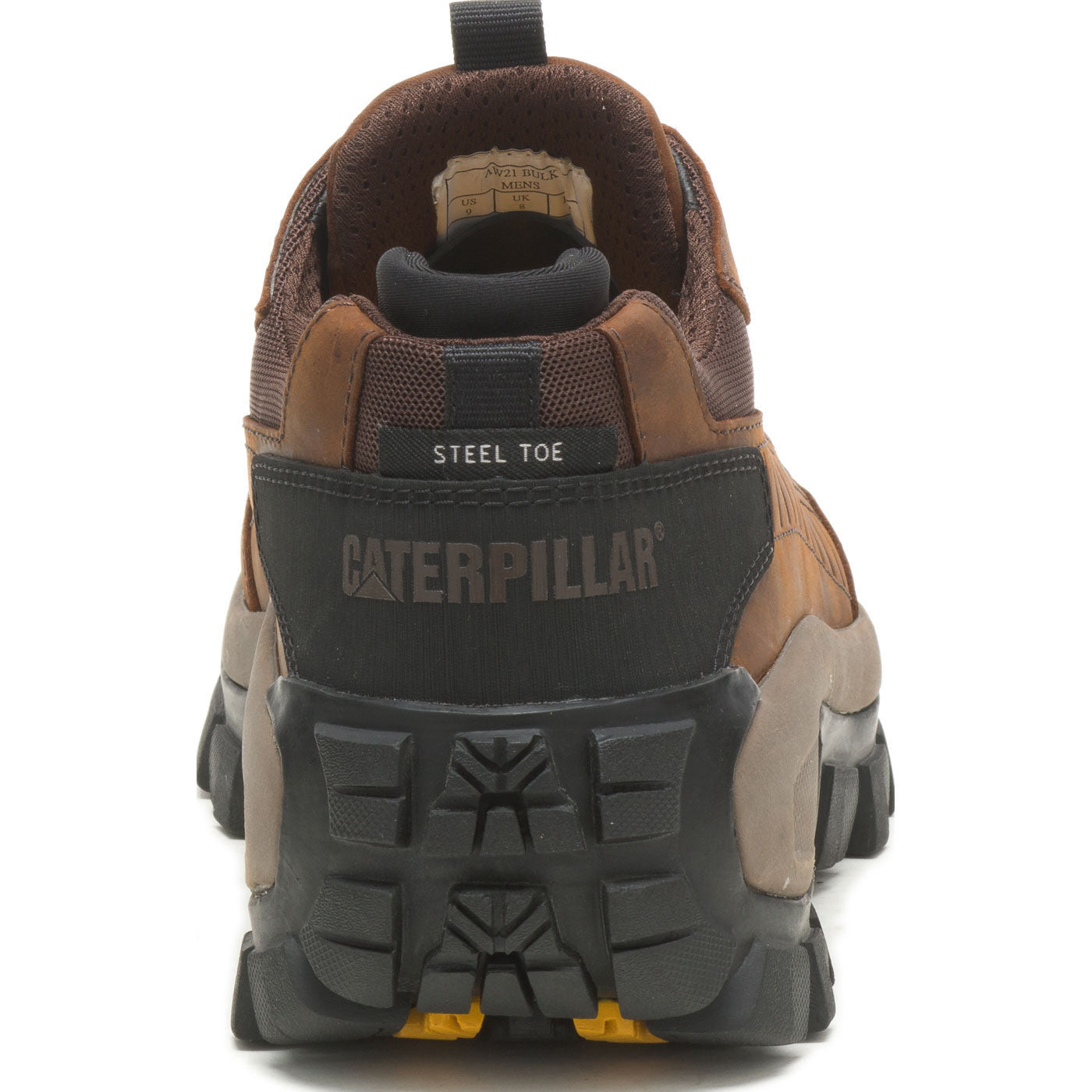 Cat Invader Men's Steel Toe Electrical Hazard Work Oxford - back