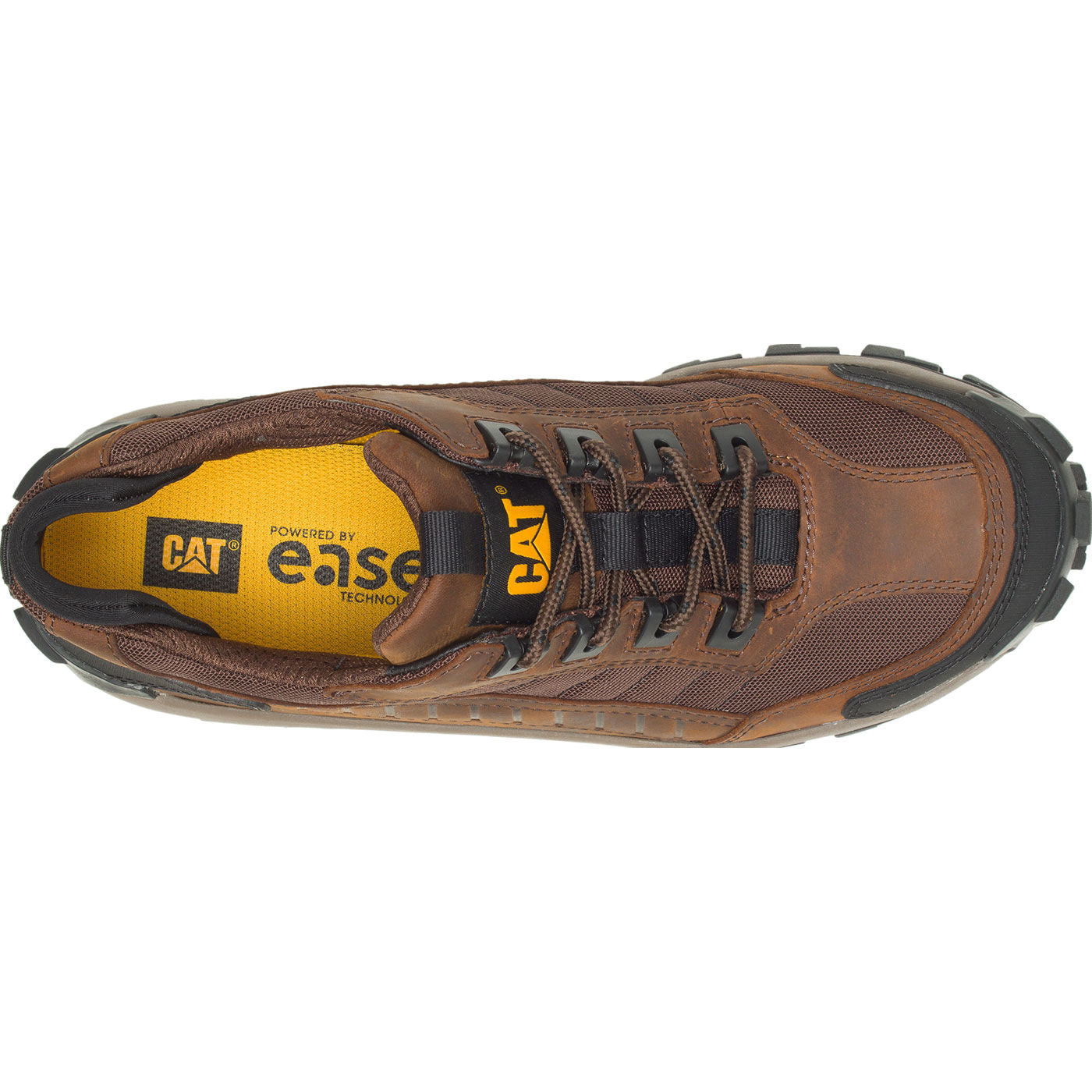 Cat Invader Men's Steel Toe Electrical Hazard Work Oxford - birdseye